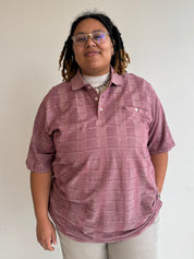 Vintage - Red Check Polo (2X/3X)
