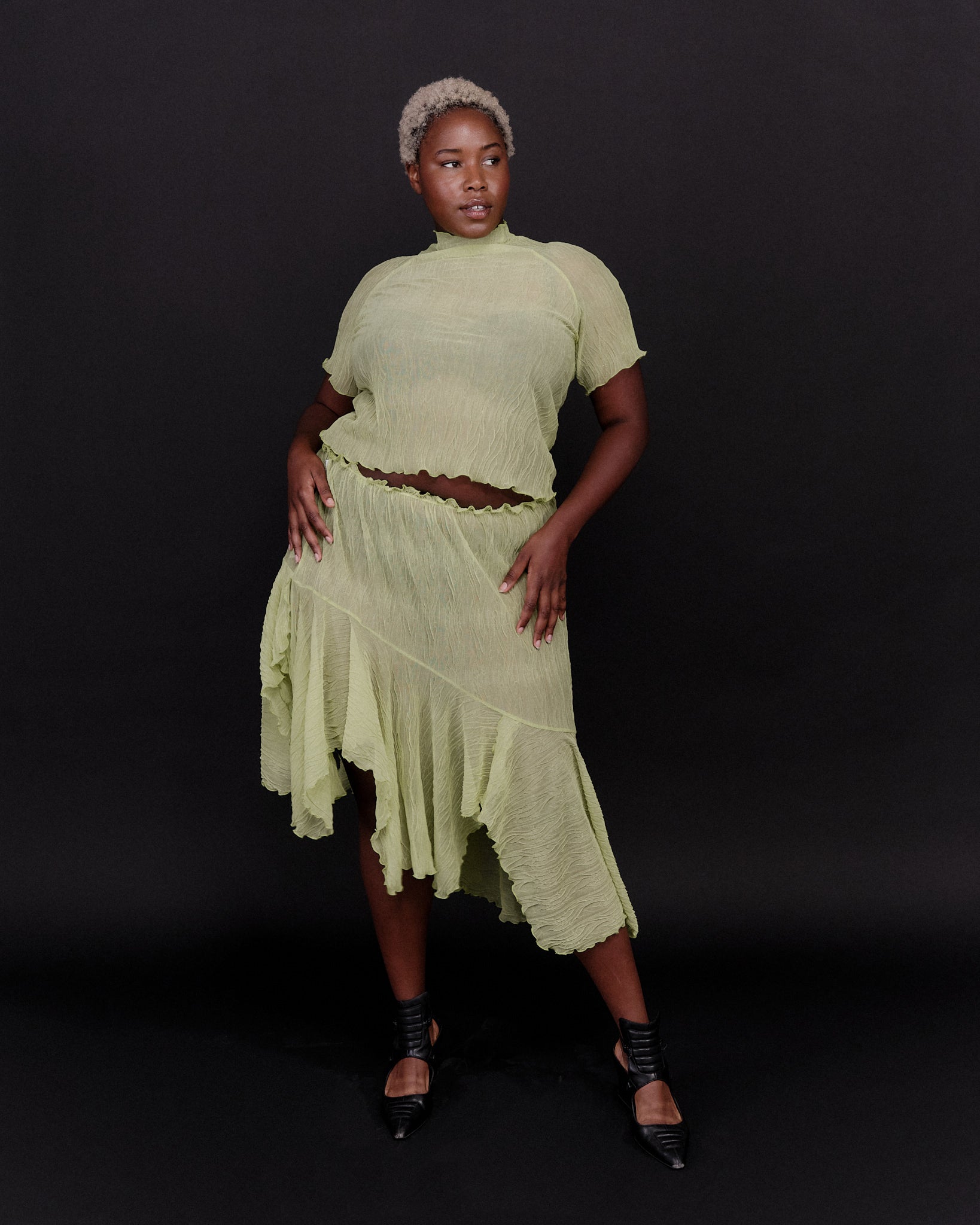 Ester Manas (BRZ EXCLUSIVE) - Pistachio Top (XL-4X)