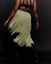 Ester Manas (BRZ EXCLUSIVE) - Pistachio Asymmetrical Skirt (XL-4X)