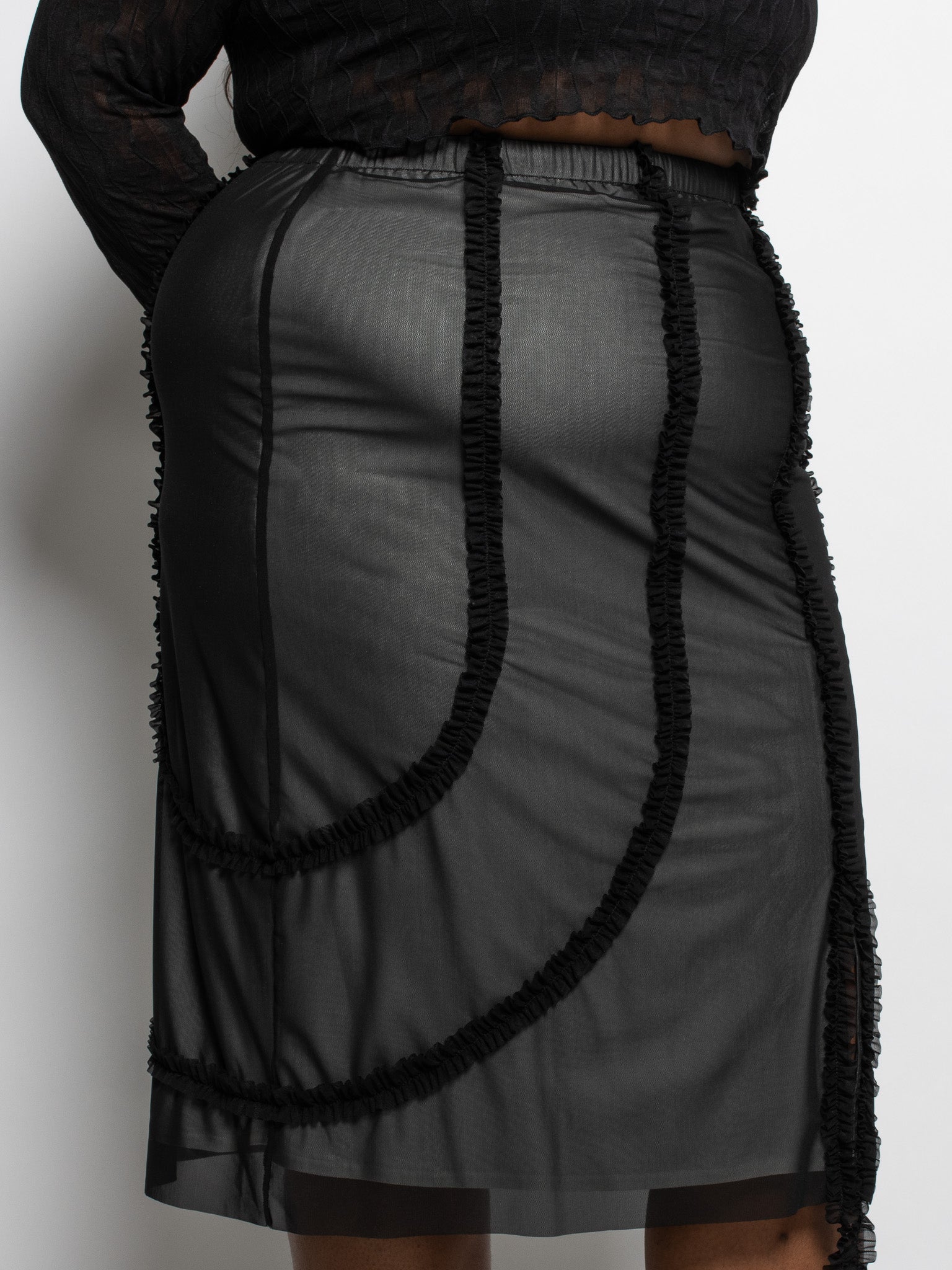 Greta Garmel - Ruffle Skirt (L-4X)