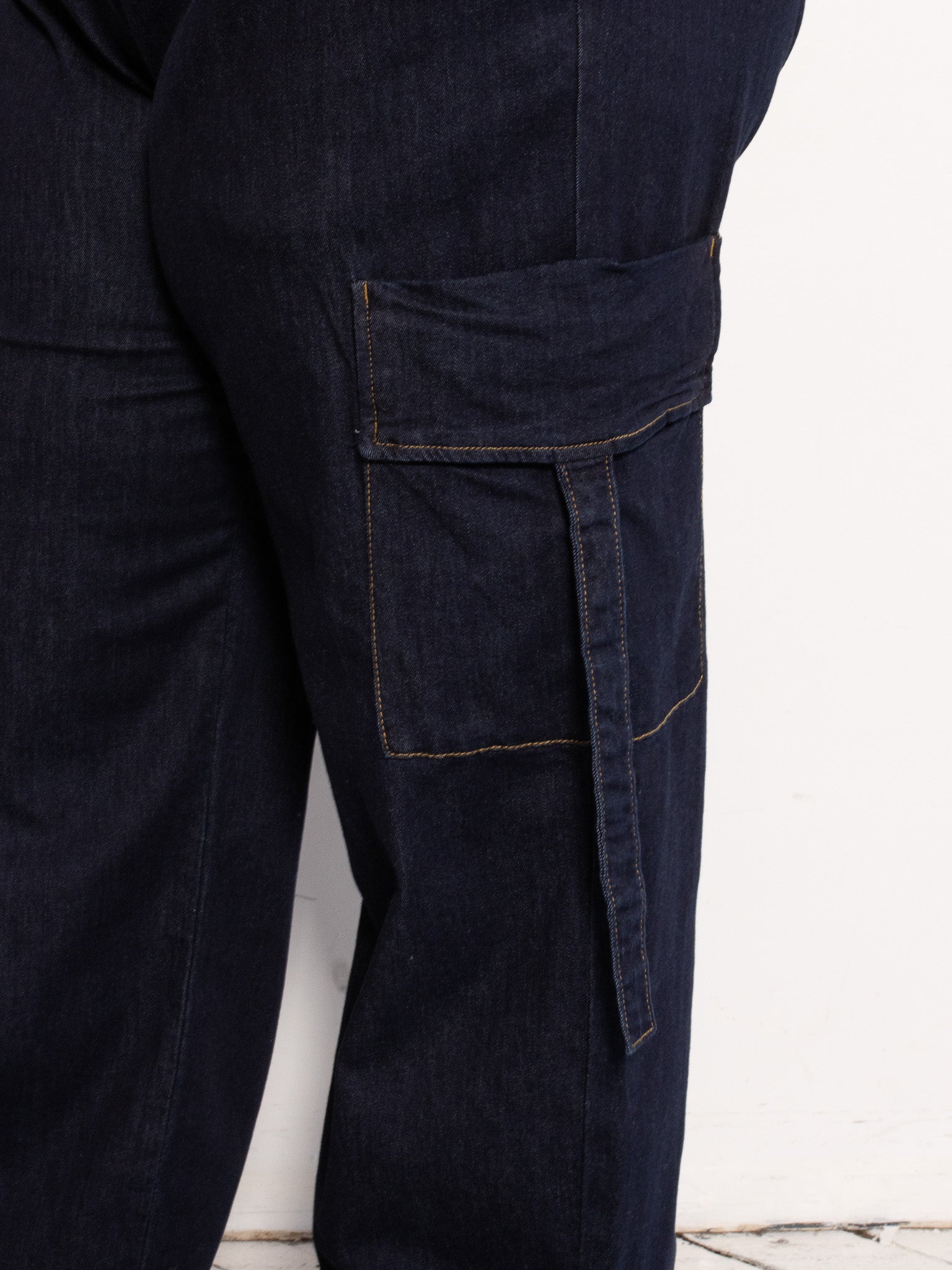 GIA/irl - Denim Cargo Pants (1X-4X)