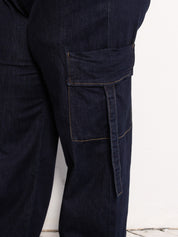 GIA/irl - Denim Cargo Pants (1X-4X)