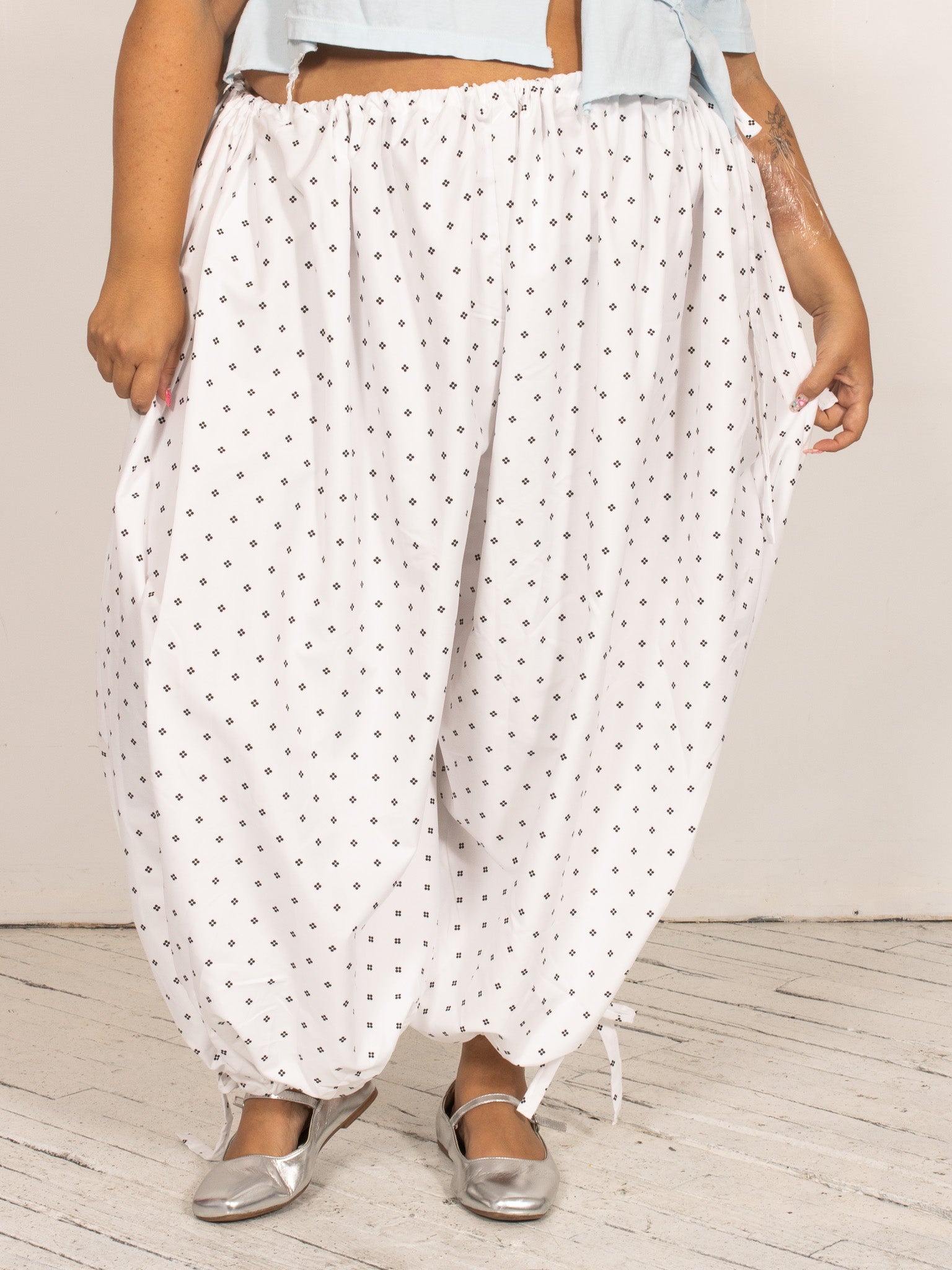 makmak - Polka Dot Bloomer Pants (S-5X)