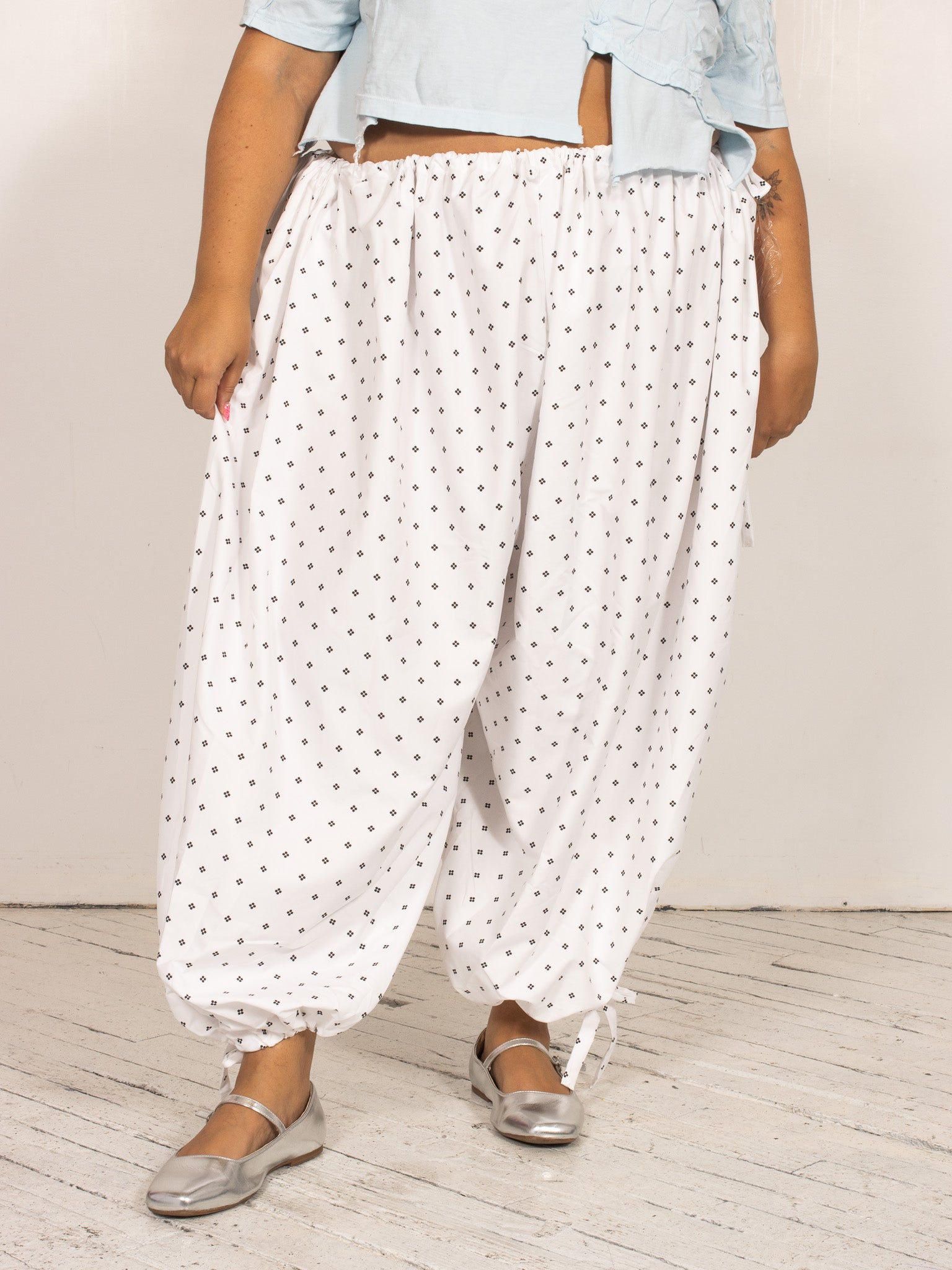 makmak - Polka Dot Bloomer Pants (S-5X)