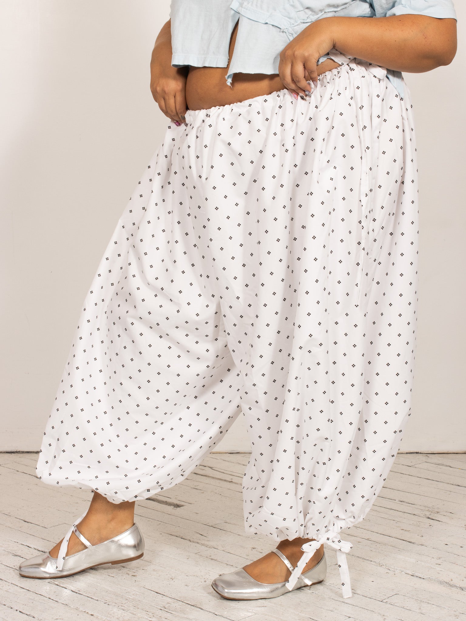 makmak - Polka Dot Bloomer Pants (S-5X)