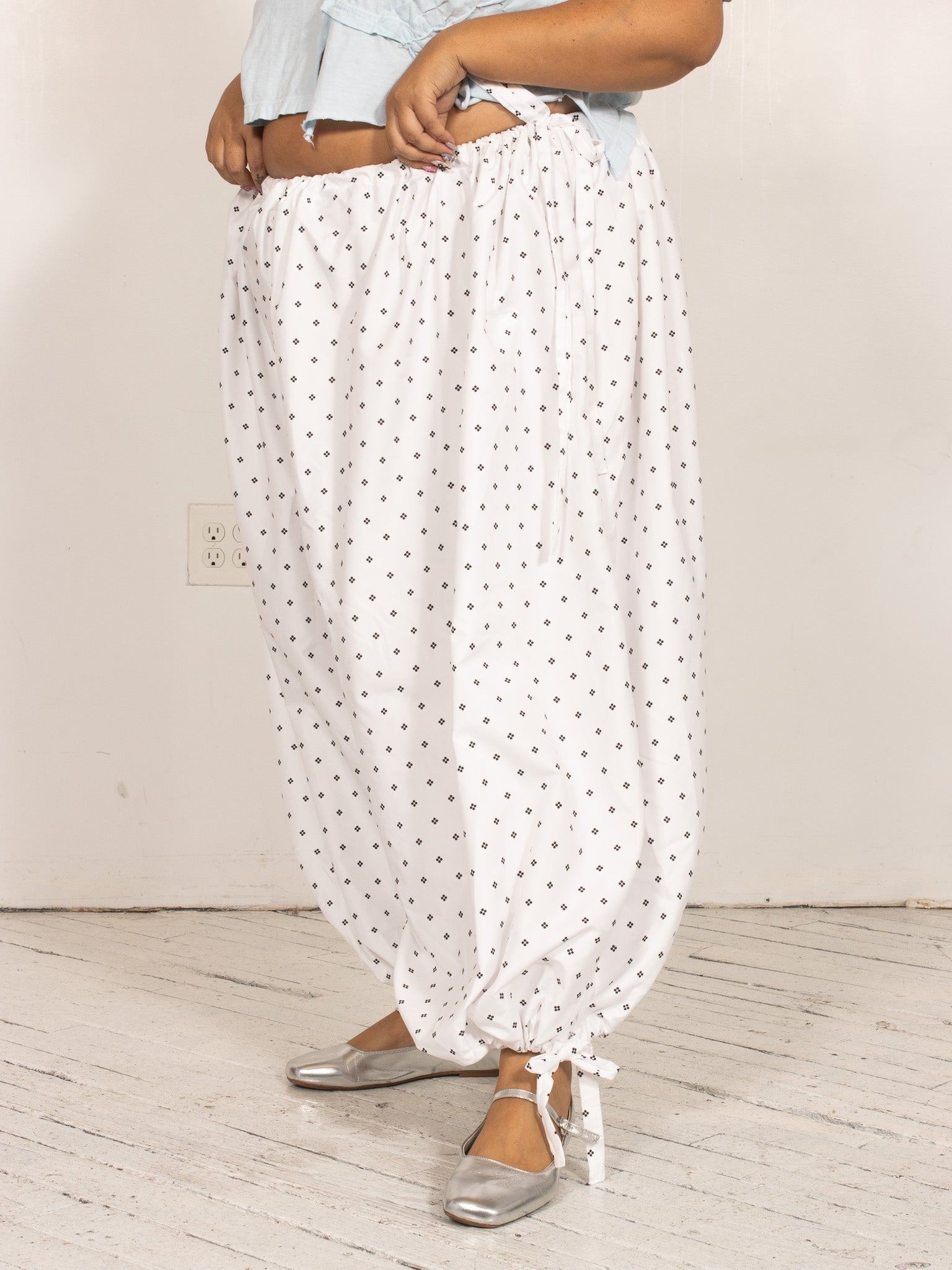 makmak - Polka Dot Bloomer Pants (S-5X)