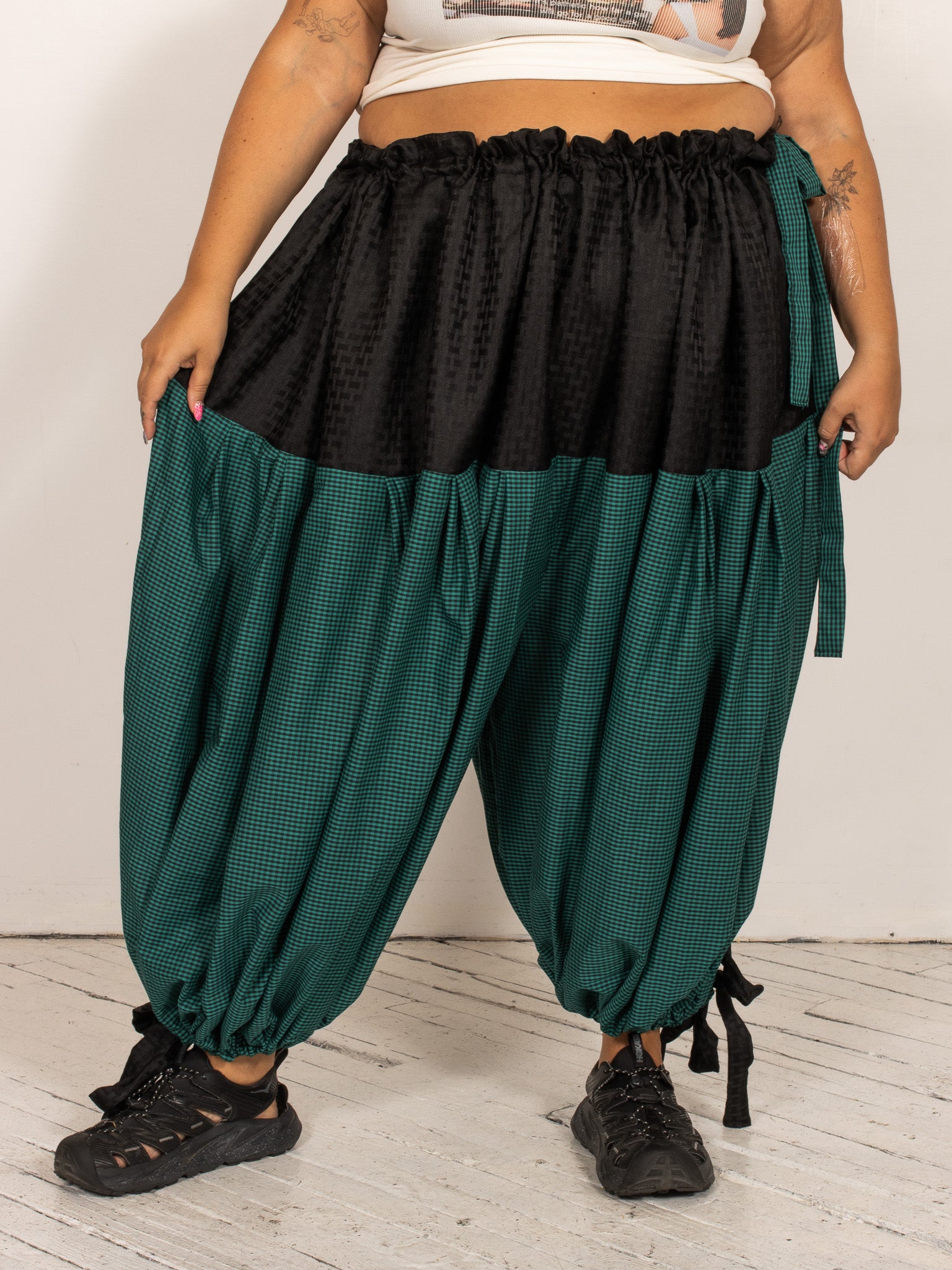 makmak - Black + Green Bloomers (S-5X)