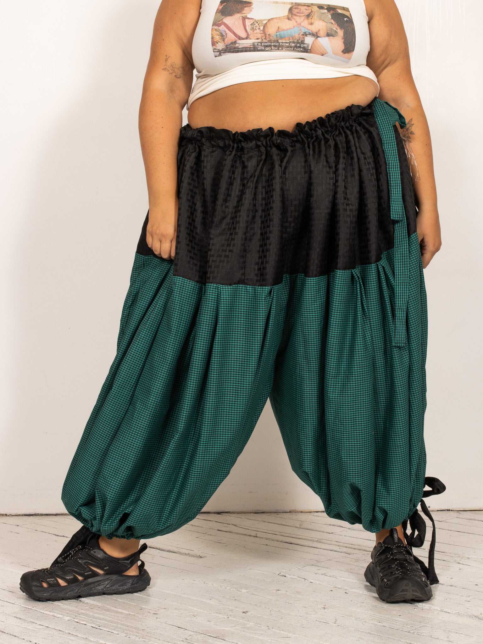 makmak - Black + Green Bloomers (S-5X)