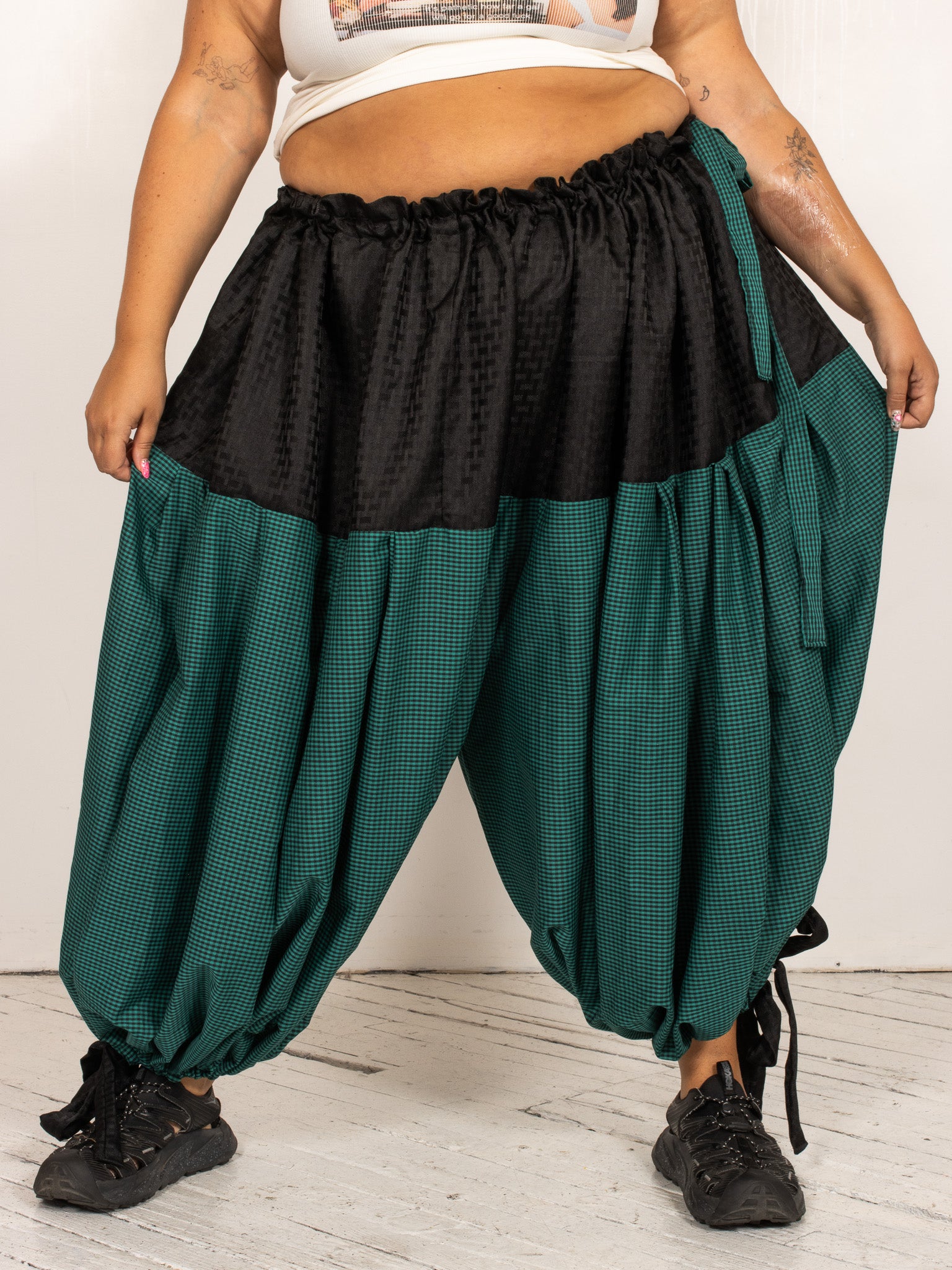 makmak - Black + Green Bloomers (S-5X)