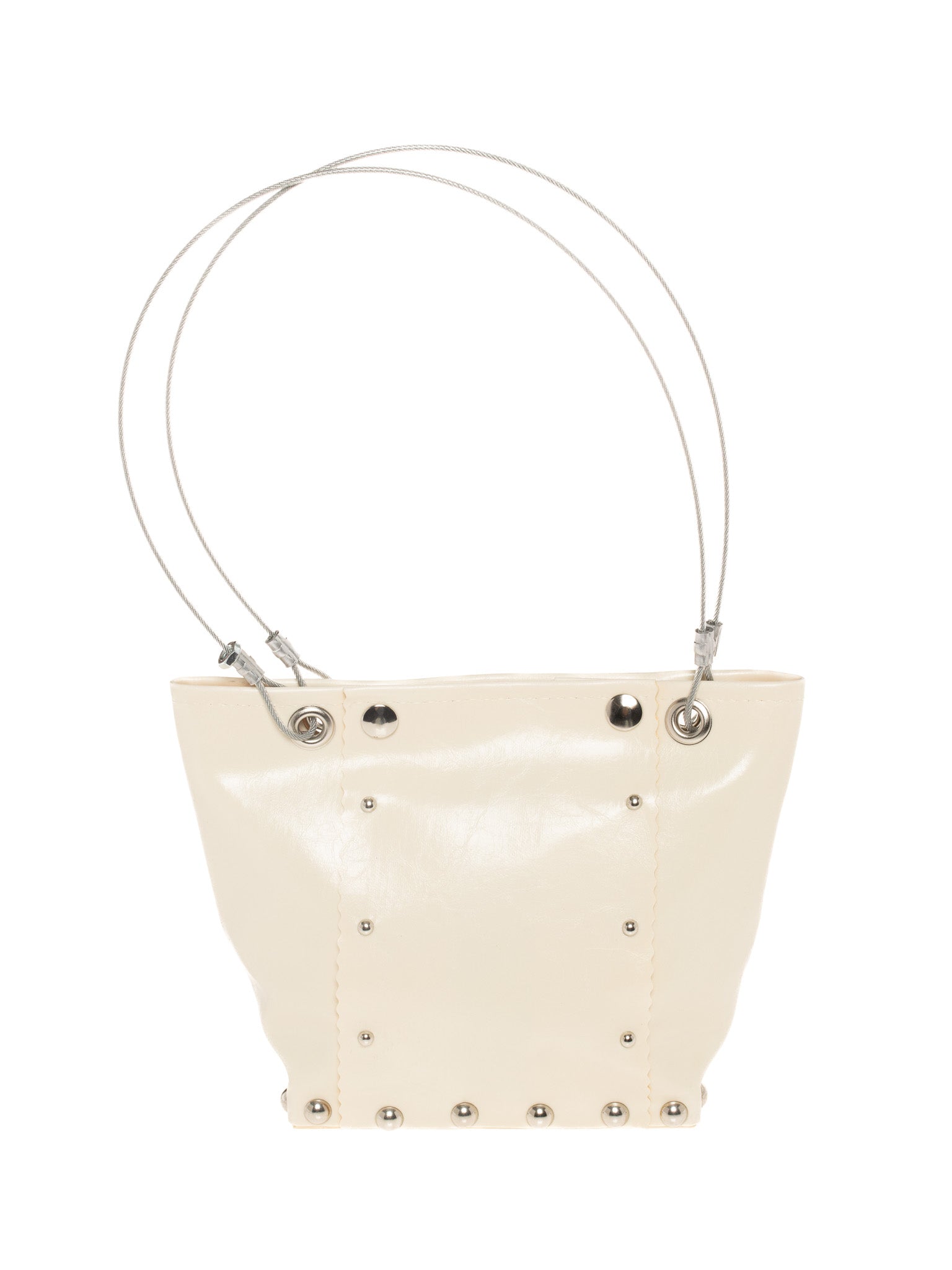 Hardware by Renee - Small Runway Bag in White