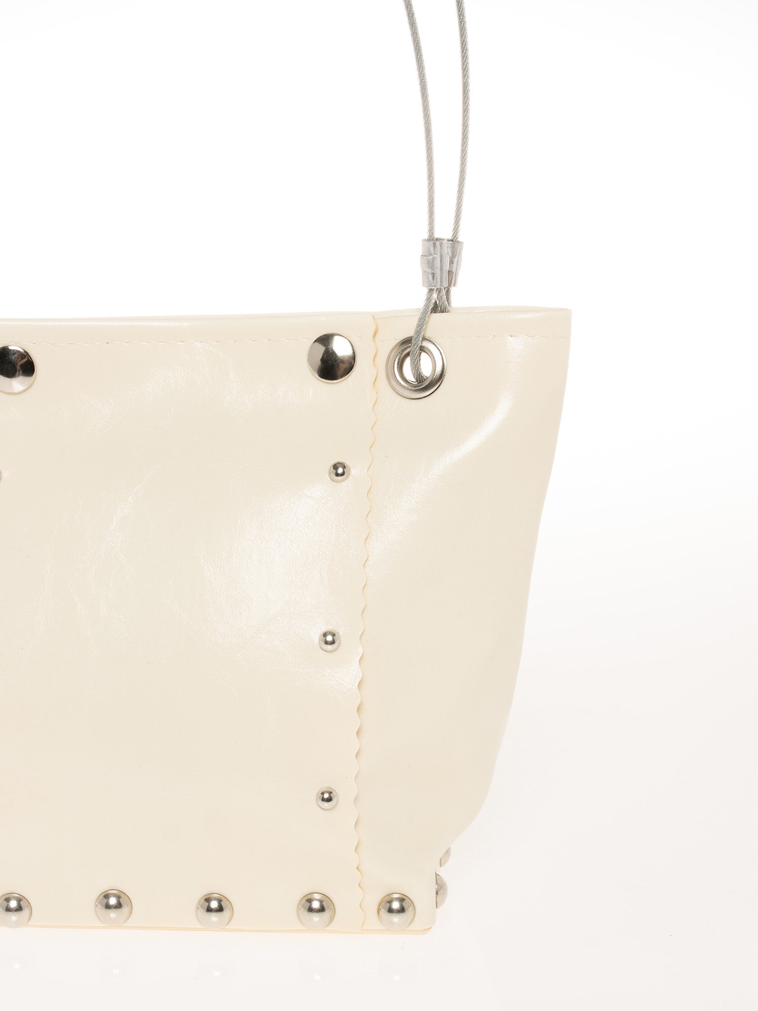 Hardware by Renee - Small Runway Bag in White