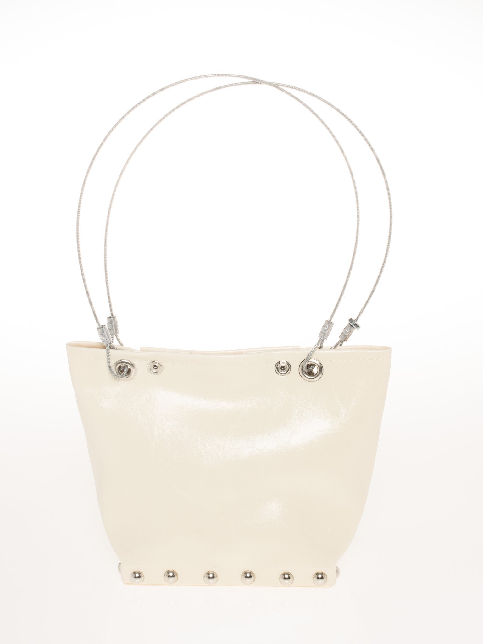 Hardware by Renee - Small Runway Bag in White