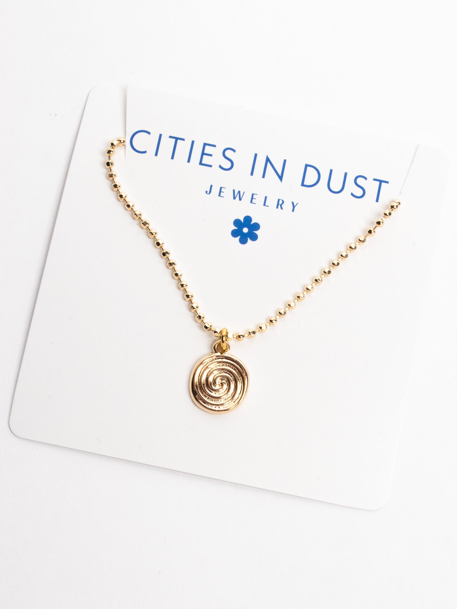 Cities in Dust - Gold Spiral Choker