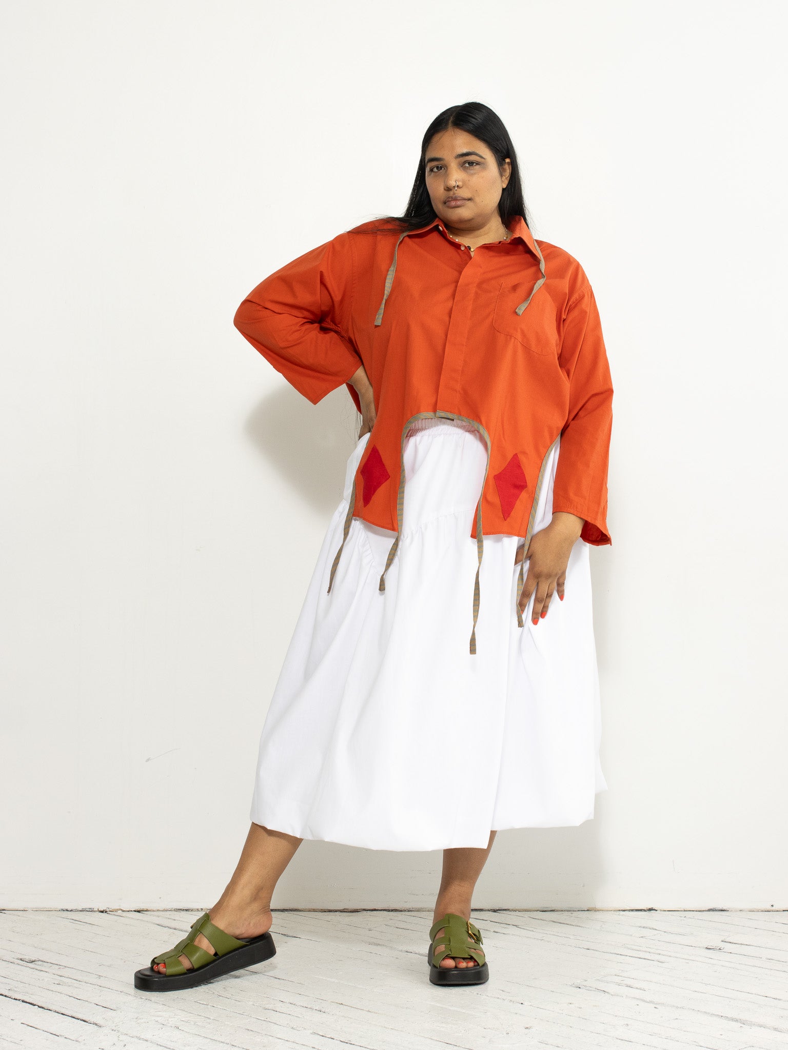 Tiberi - Orange Reworked Shirt (2X)