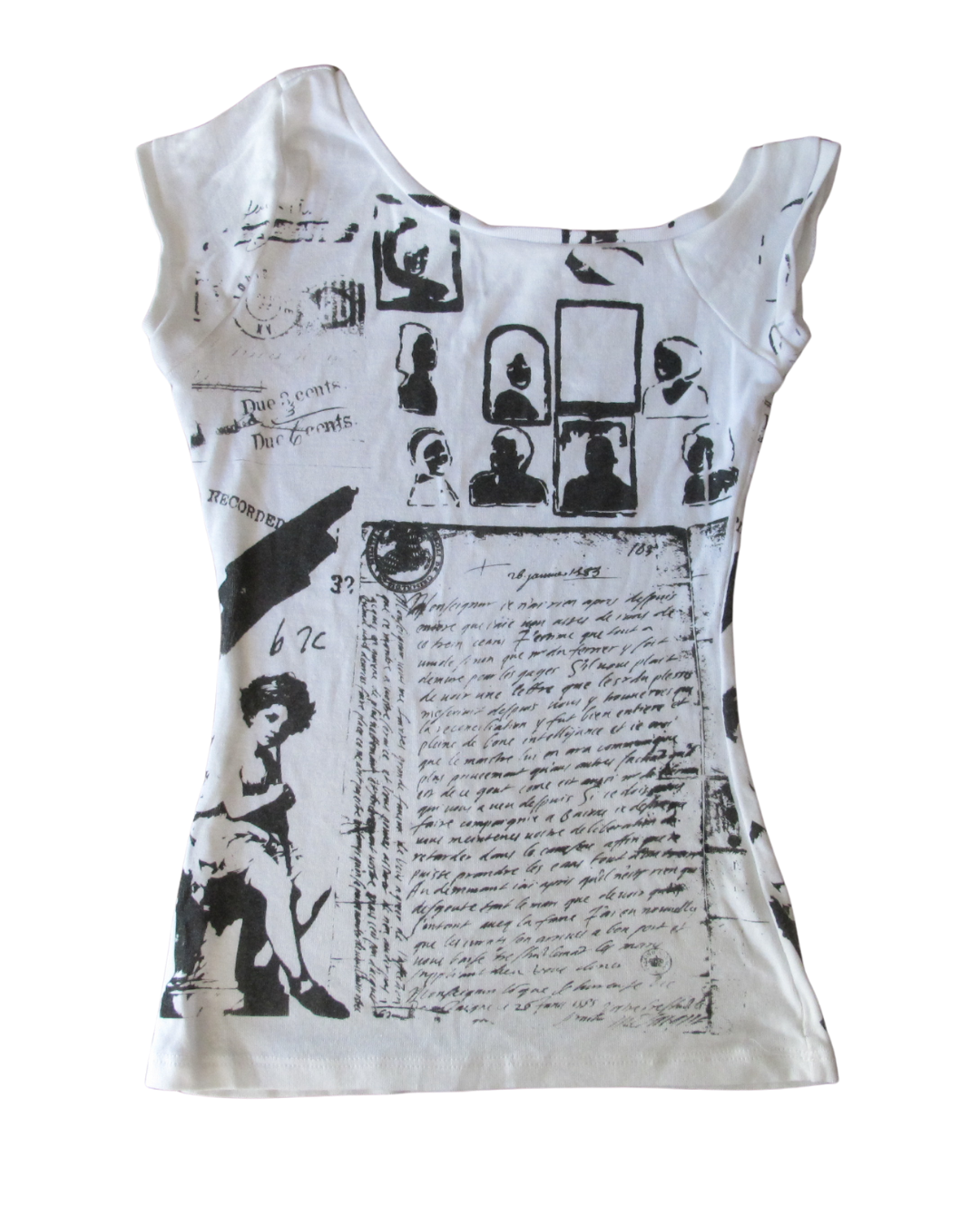 Ophelia Byrne - Postage Off The Shoulder Top (1X)