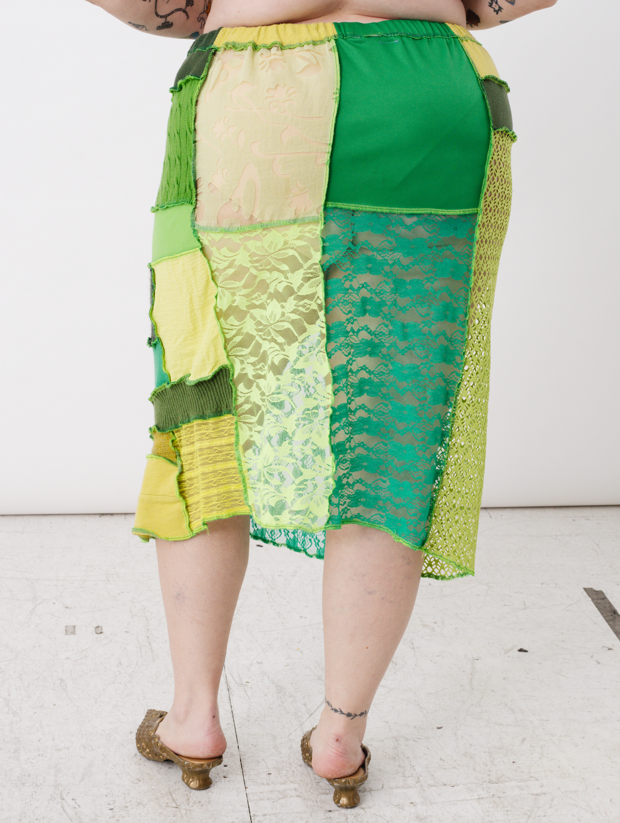 FiOT - Green Patchwork Skirt