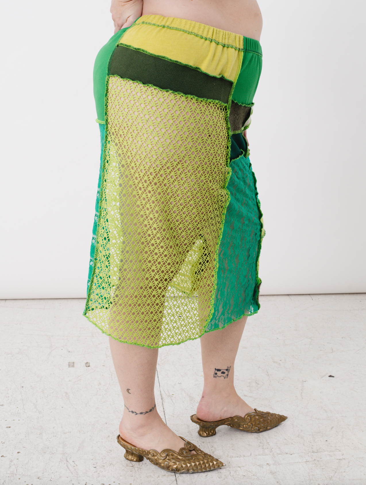 FiOT - Green Patchwork Skirt