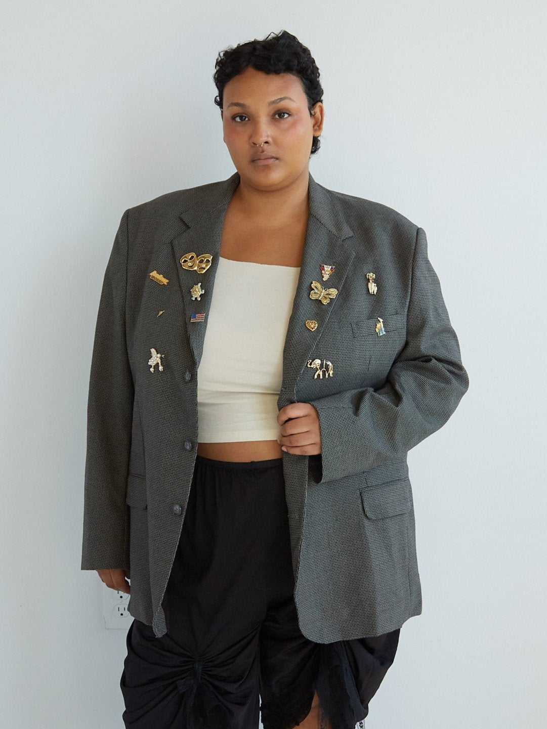 Fyre Vintage - Dayna Vintage Pin Blazer (2X)