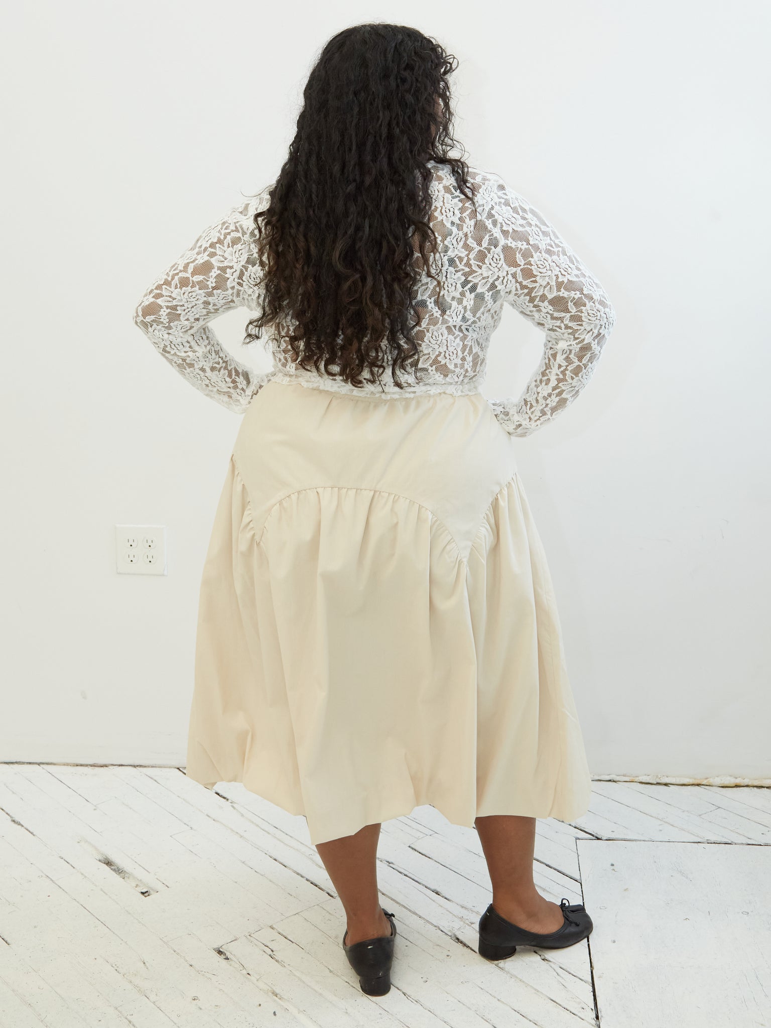 NLT - Khaki Briga Bubble Skirt (1X-5X)