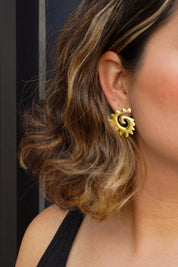 Paulina Otero - Caracol & Espiral Gold Studs