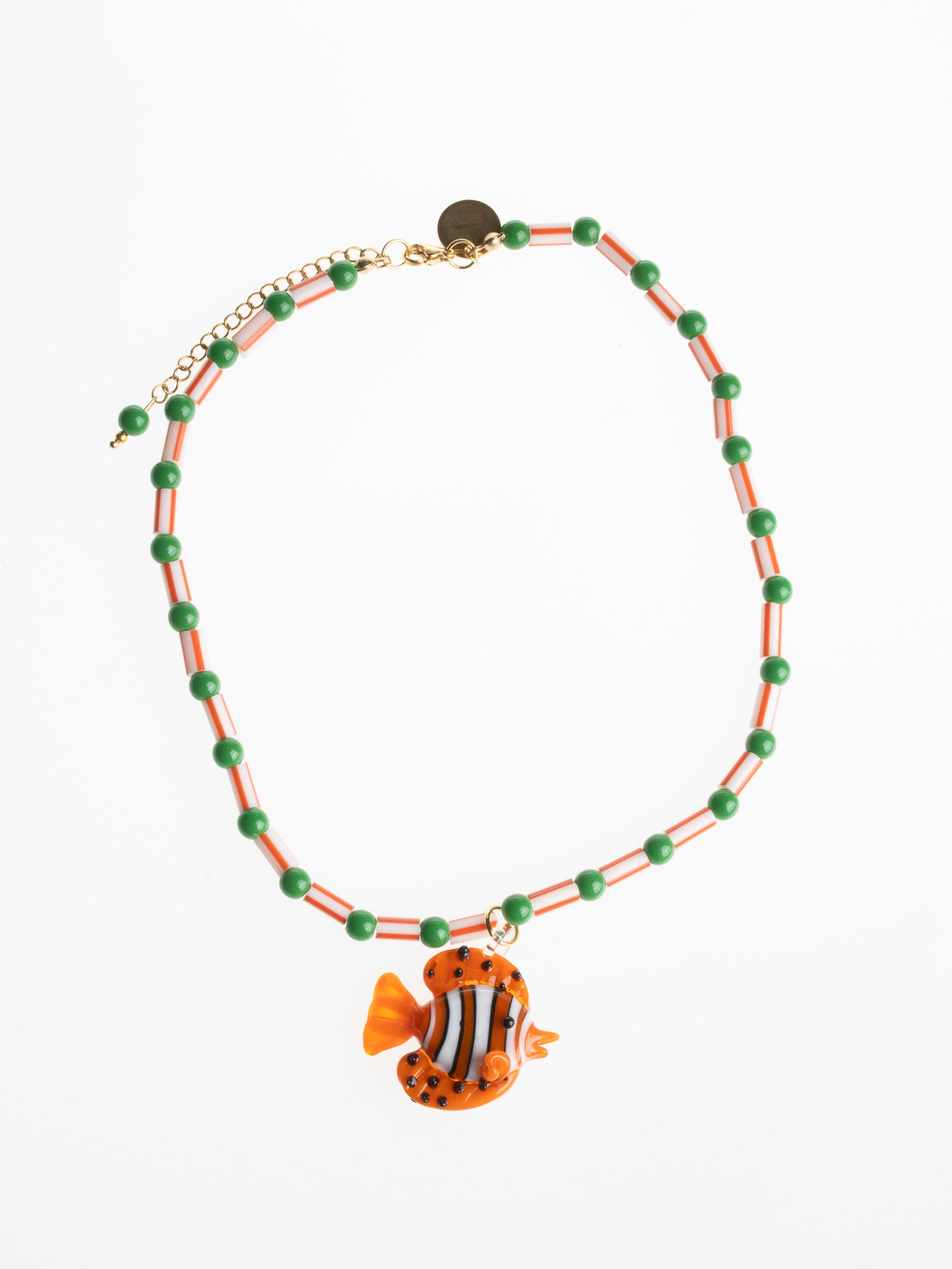 Amori Mori - Orange Fish Necklace
