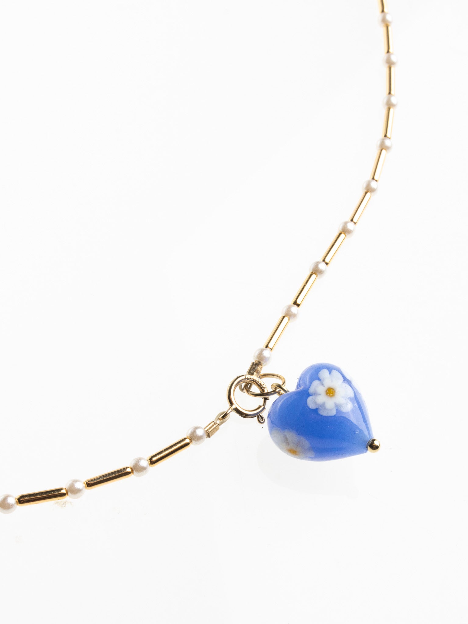 Yam - Blue Posy Necklace