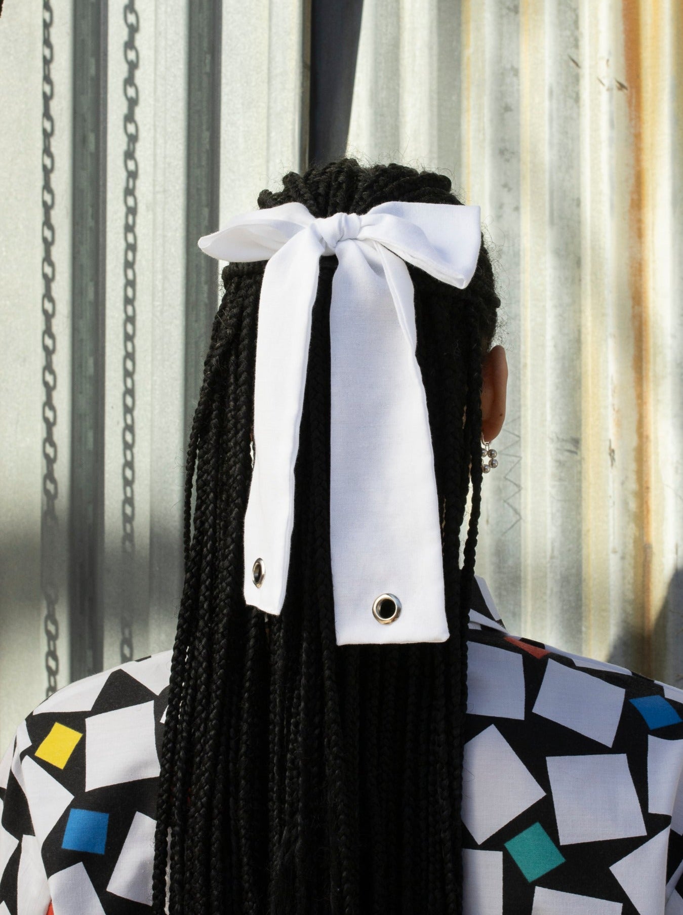 Shop Journal - White Grommet Bow