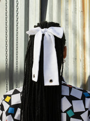 Shop Journal - White Grommet Bow