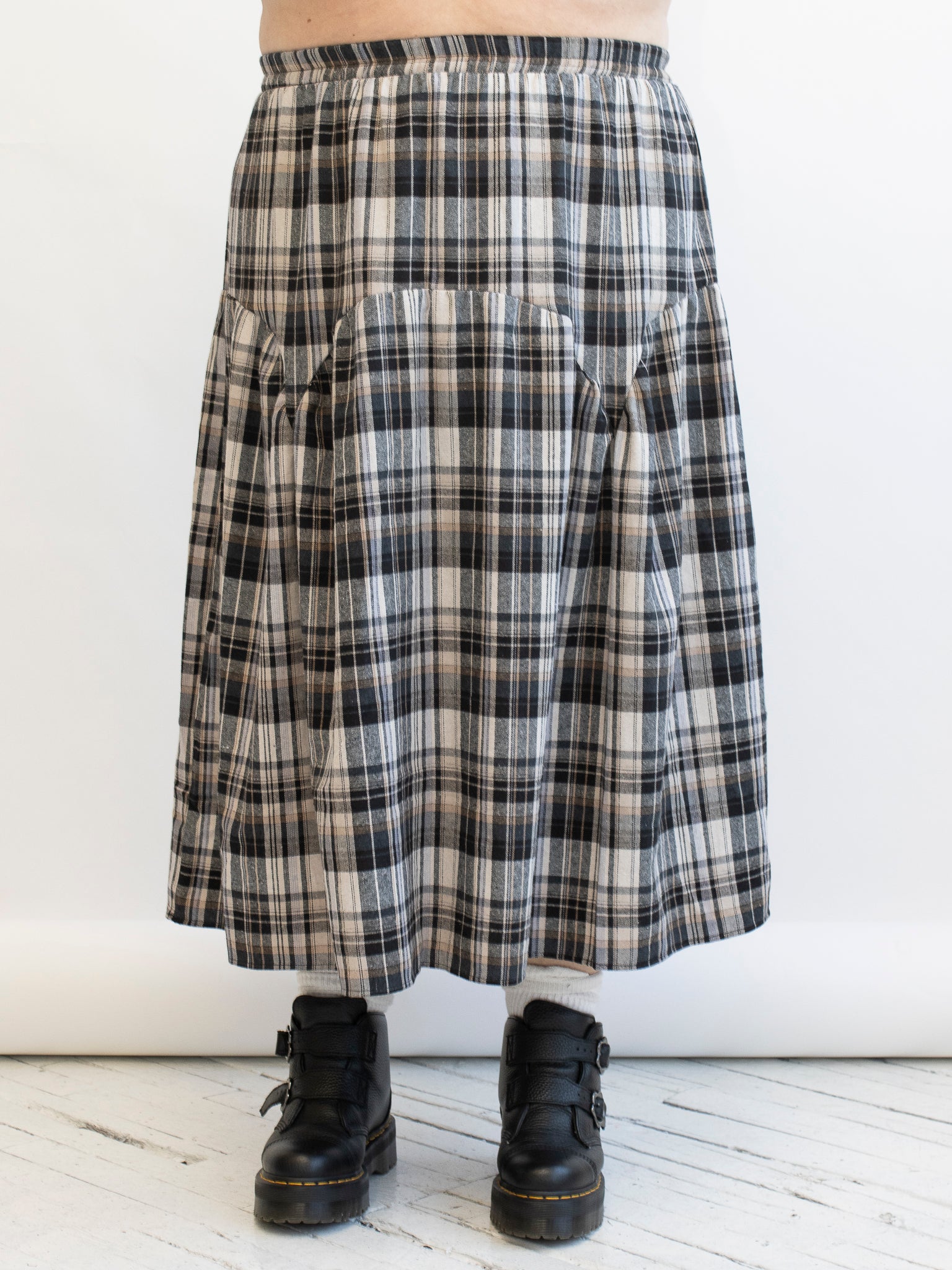 NLT - Black Plaid Skirt