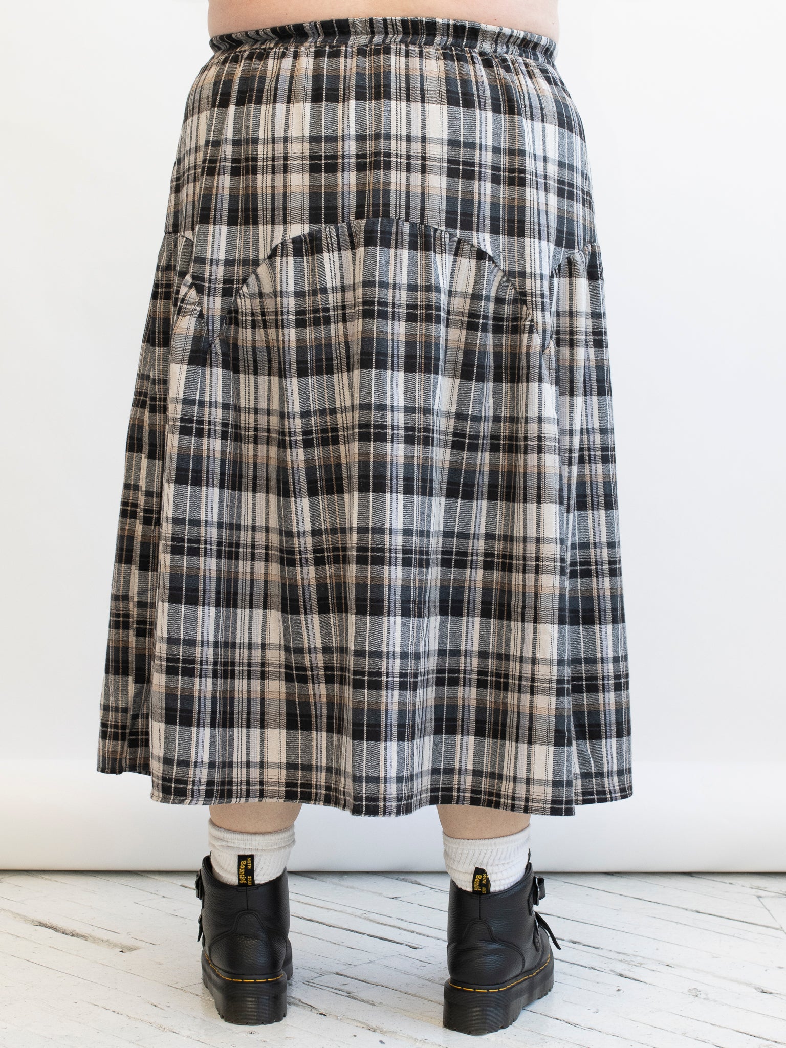 NLT - Black Plaid Skirt