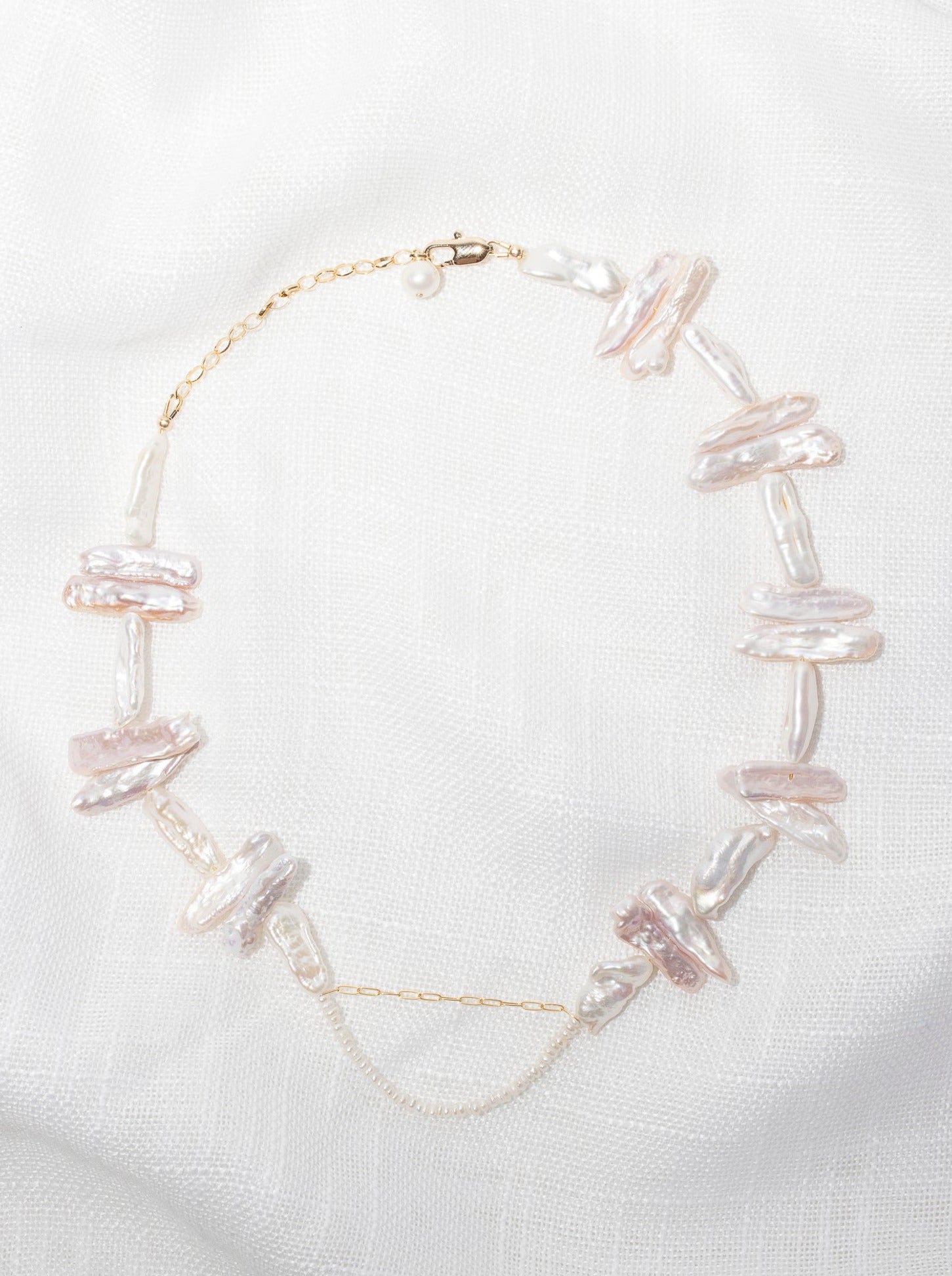 Eden's Harvest - Pink Freshwater Pearl Necklace