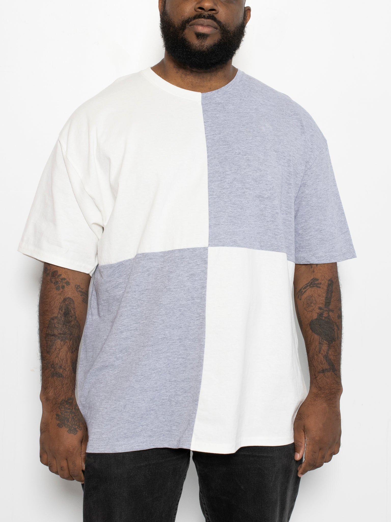 Laurs Kemp x BRZ - Grey Checkerboard Tee