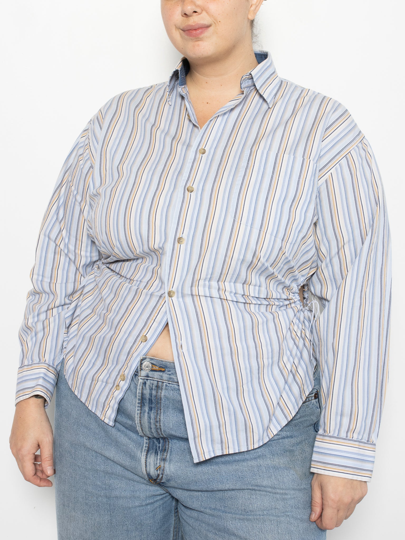 Nena Hansen - Striped Bungee Shirt (1X)