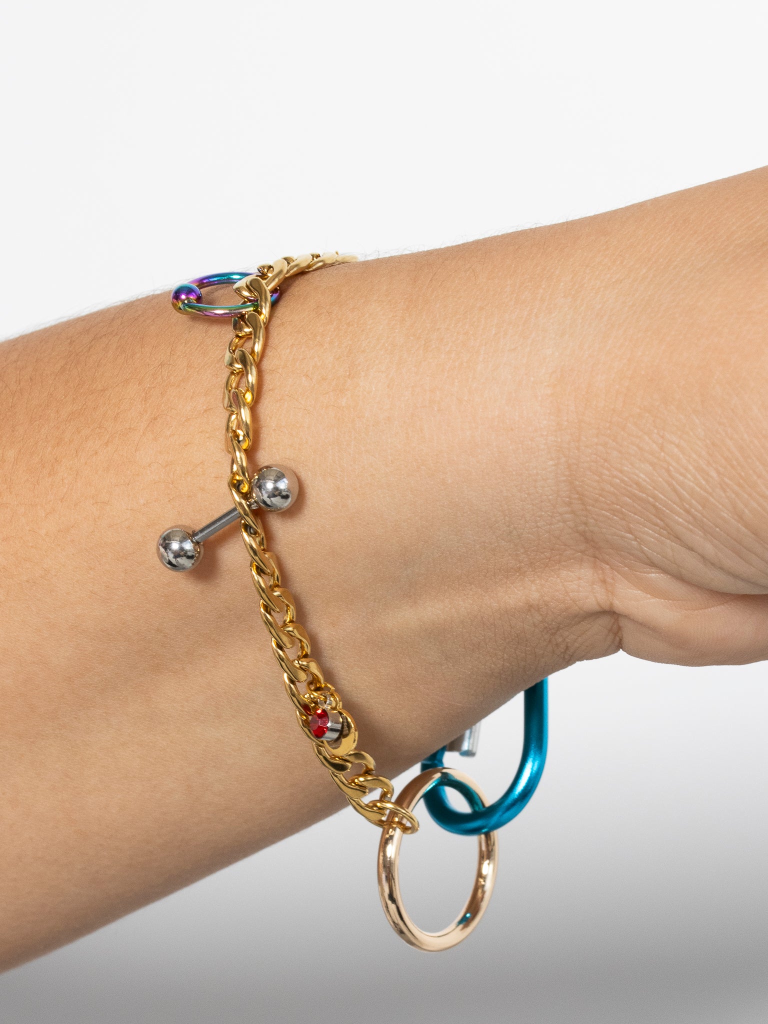 Shop Journal - Pierced Charm Carabiner Bracelet