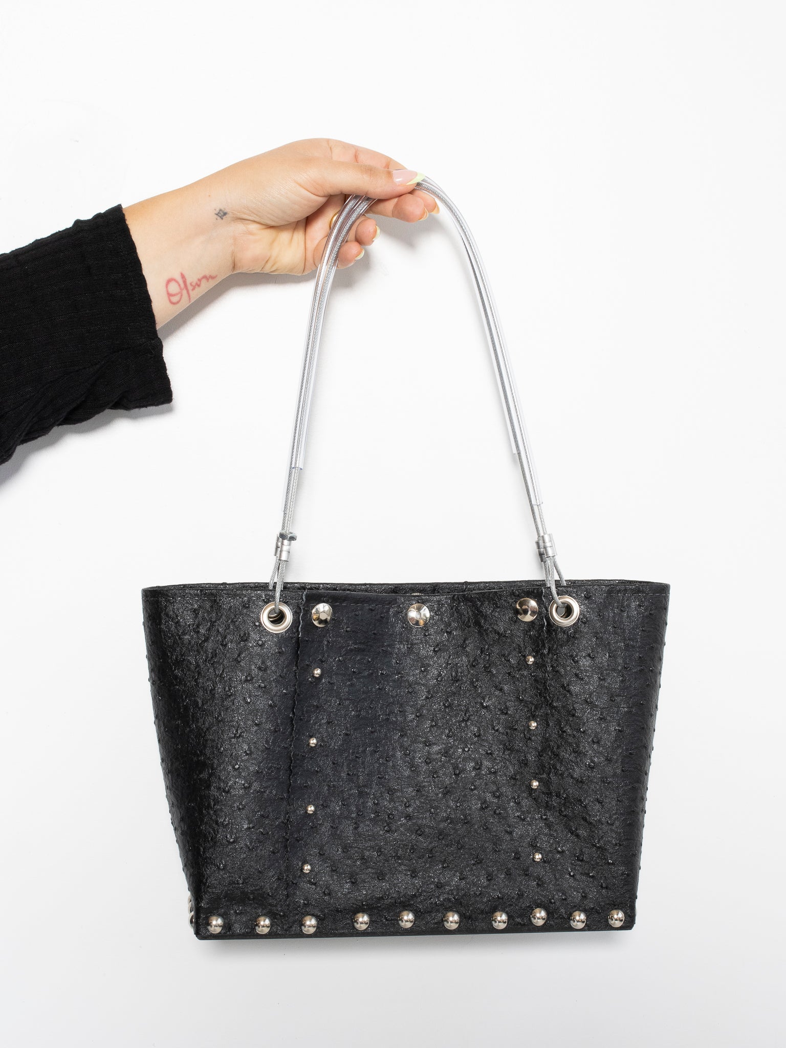 Hardware by Renee - Skinny Black Tote