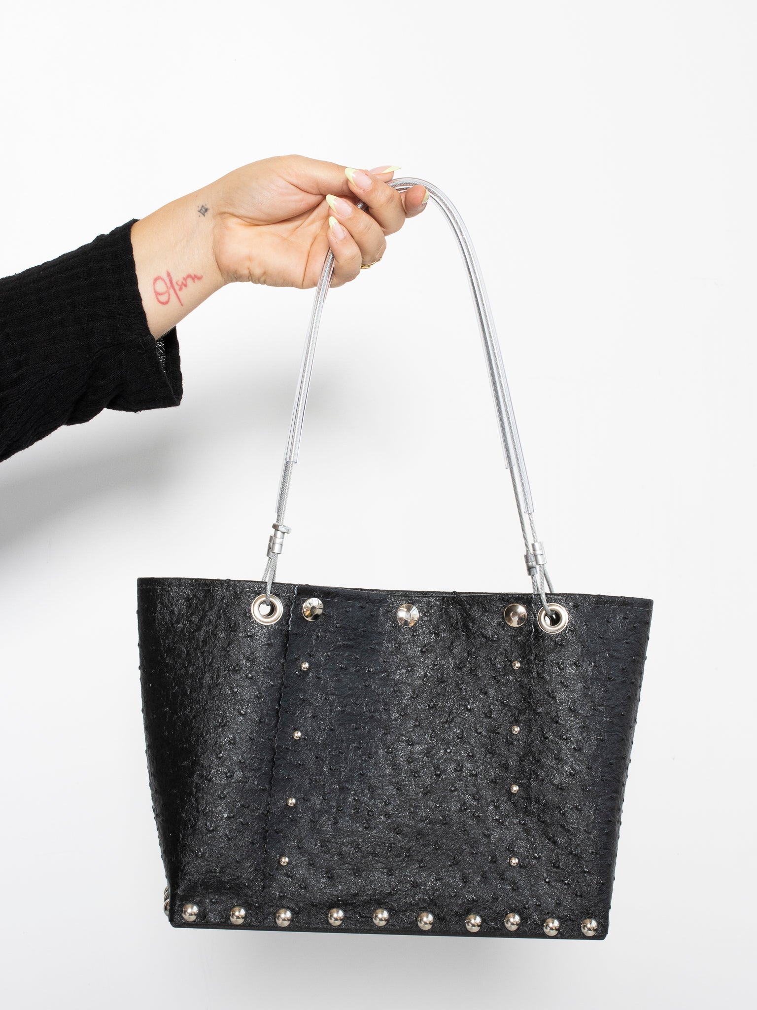 Hardware by Renee - Skinny Black Tote