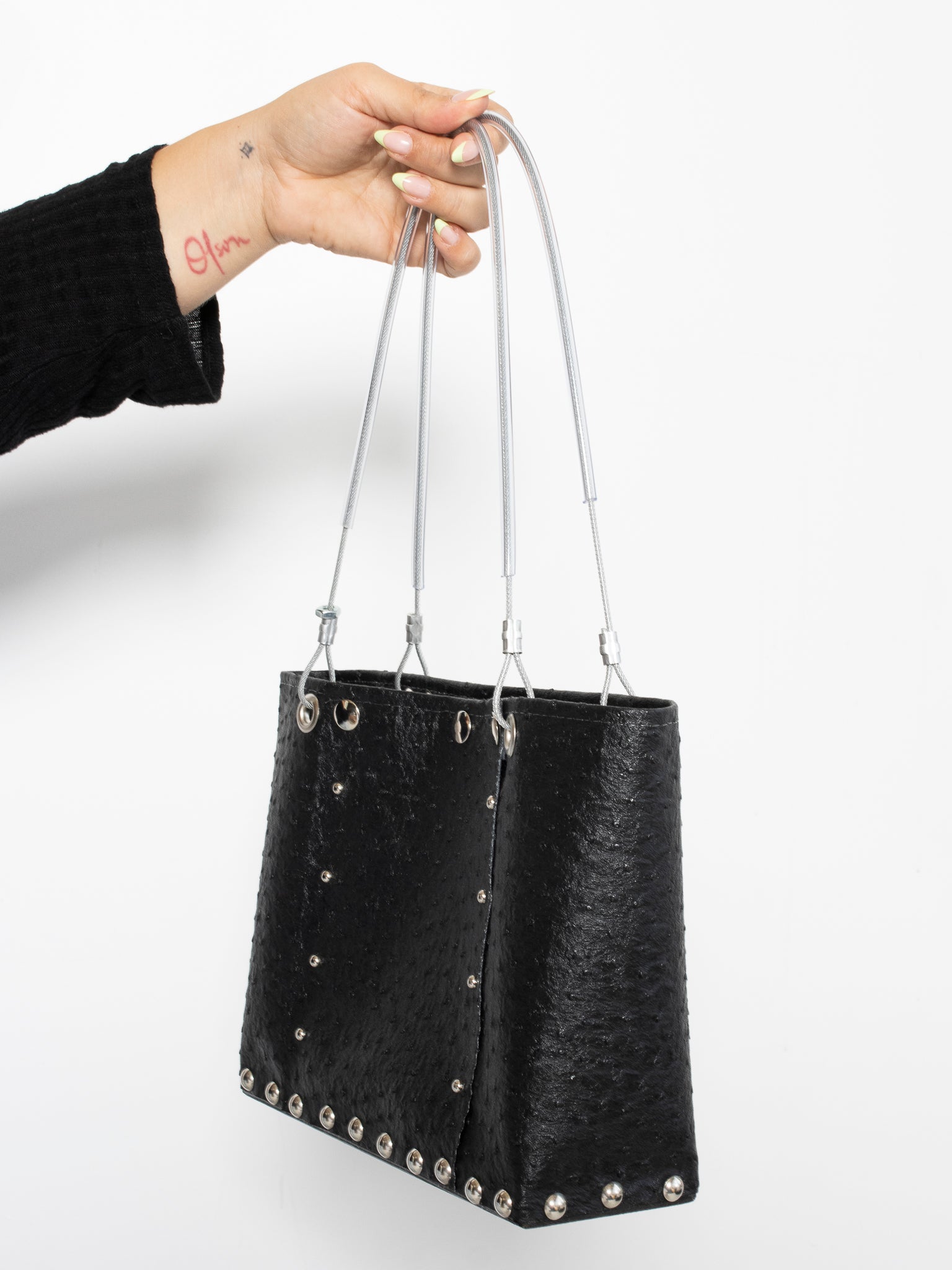 Hardware by Renee - Skinny Black Tote