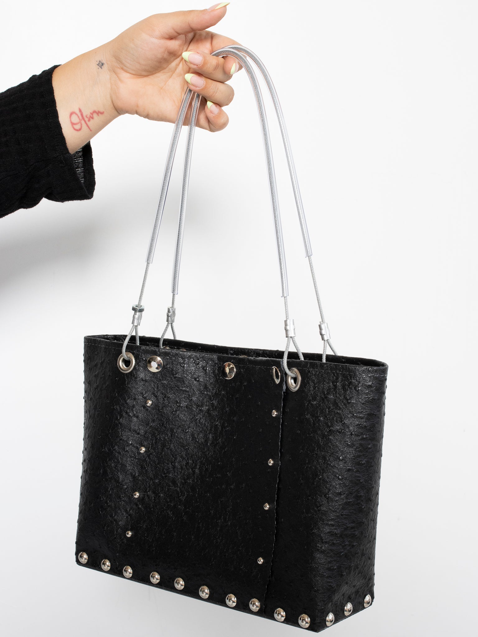 Hardware by Renee - Skinny Black Tote