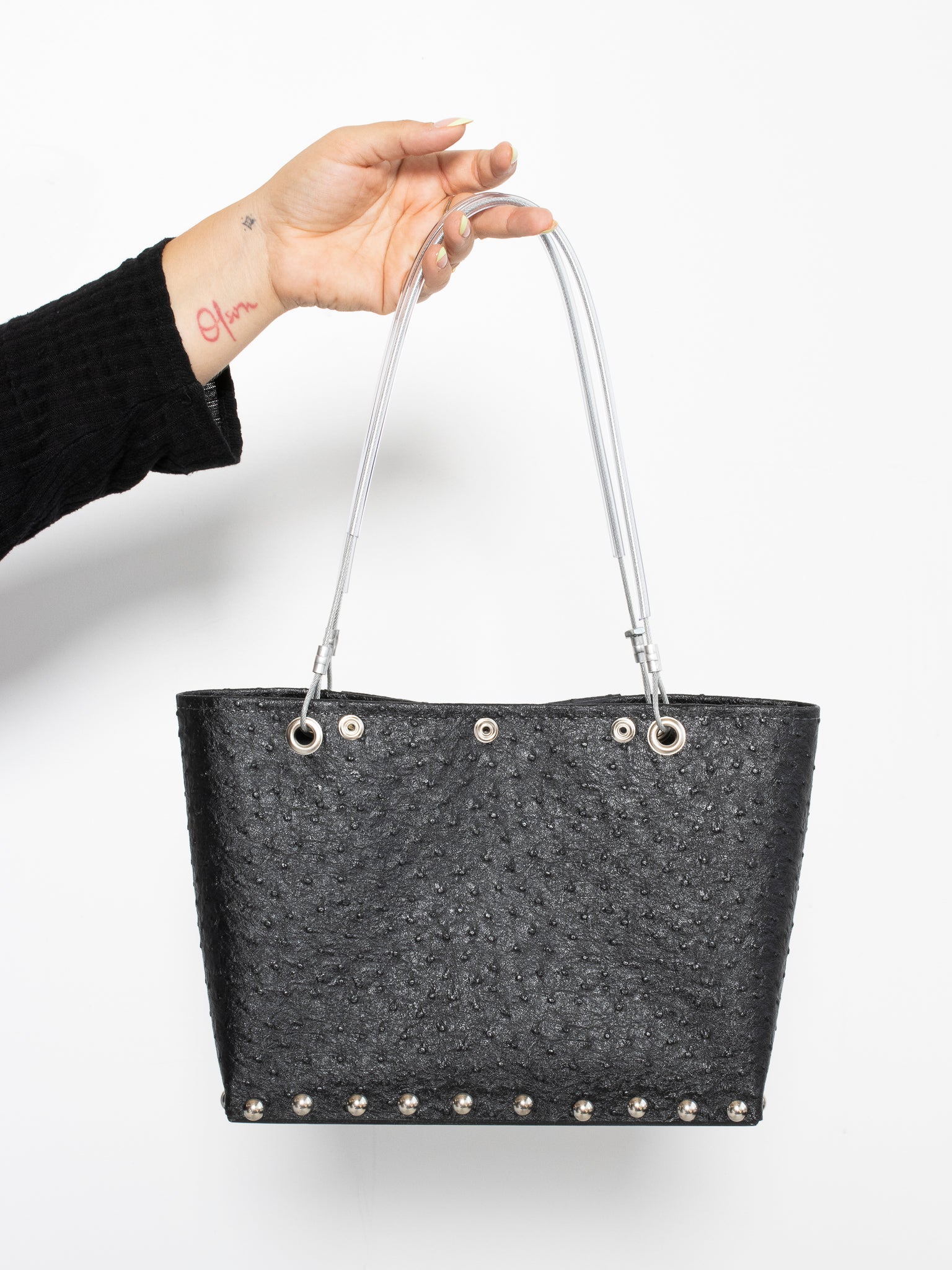 Hardware by Renee - Skinny Black Tote