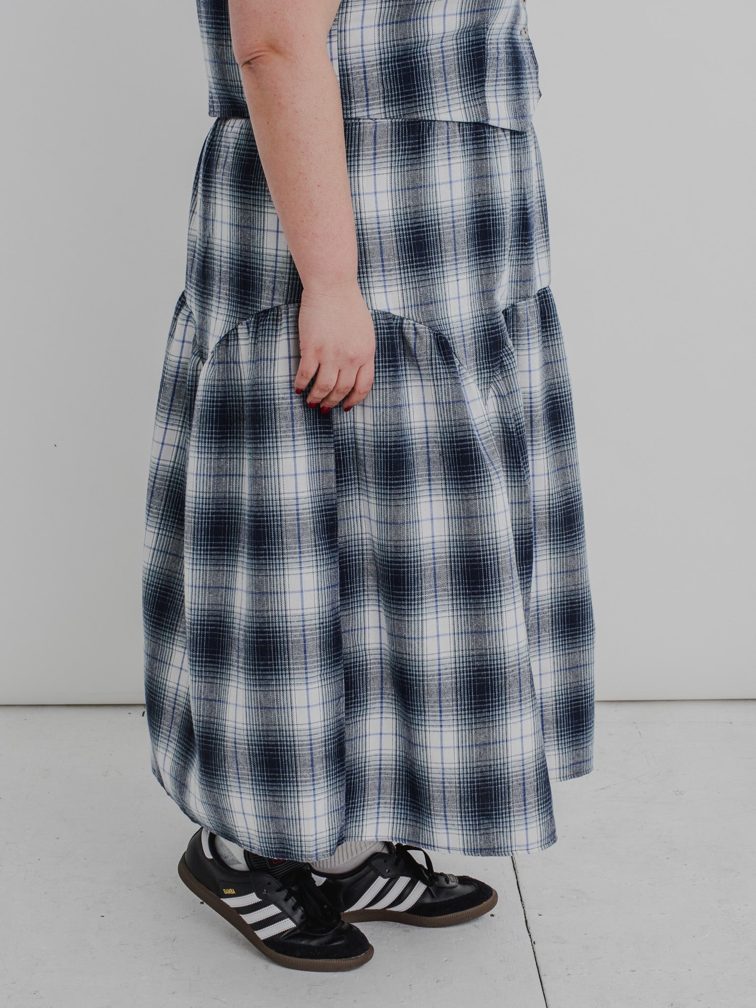 NLT - Blue Plaid Skirt