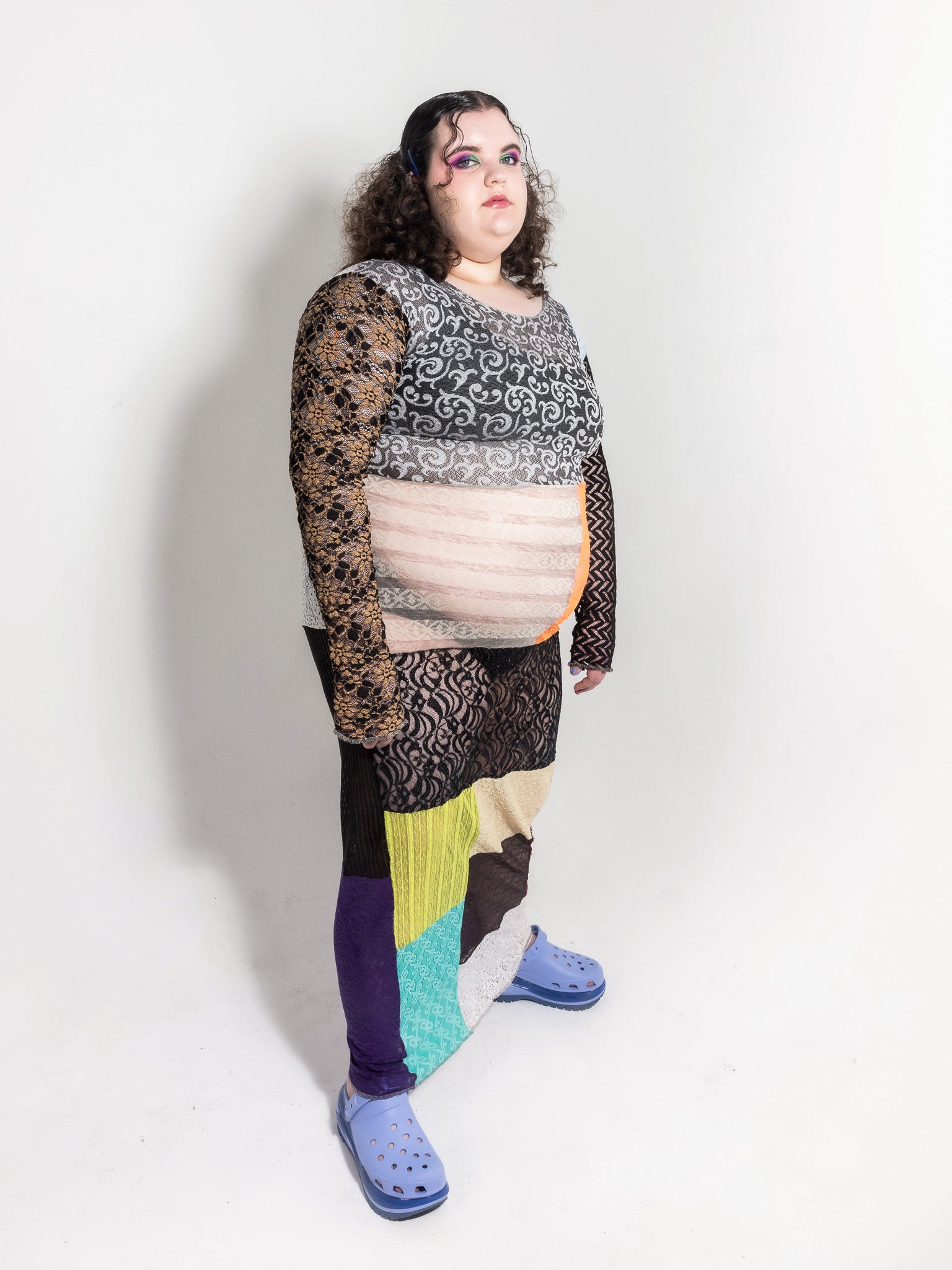 FiOT - Lace Patchwork Maxi Dress