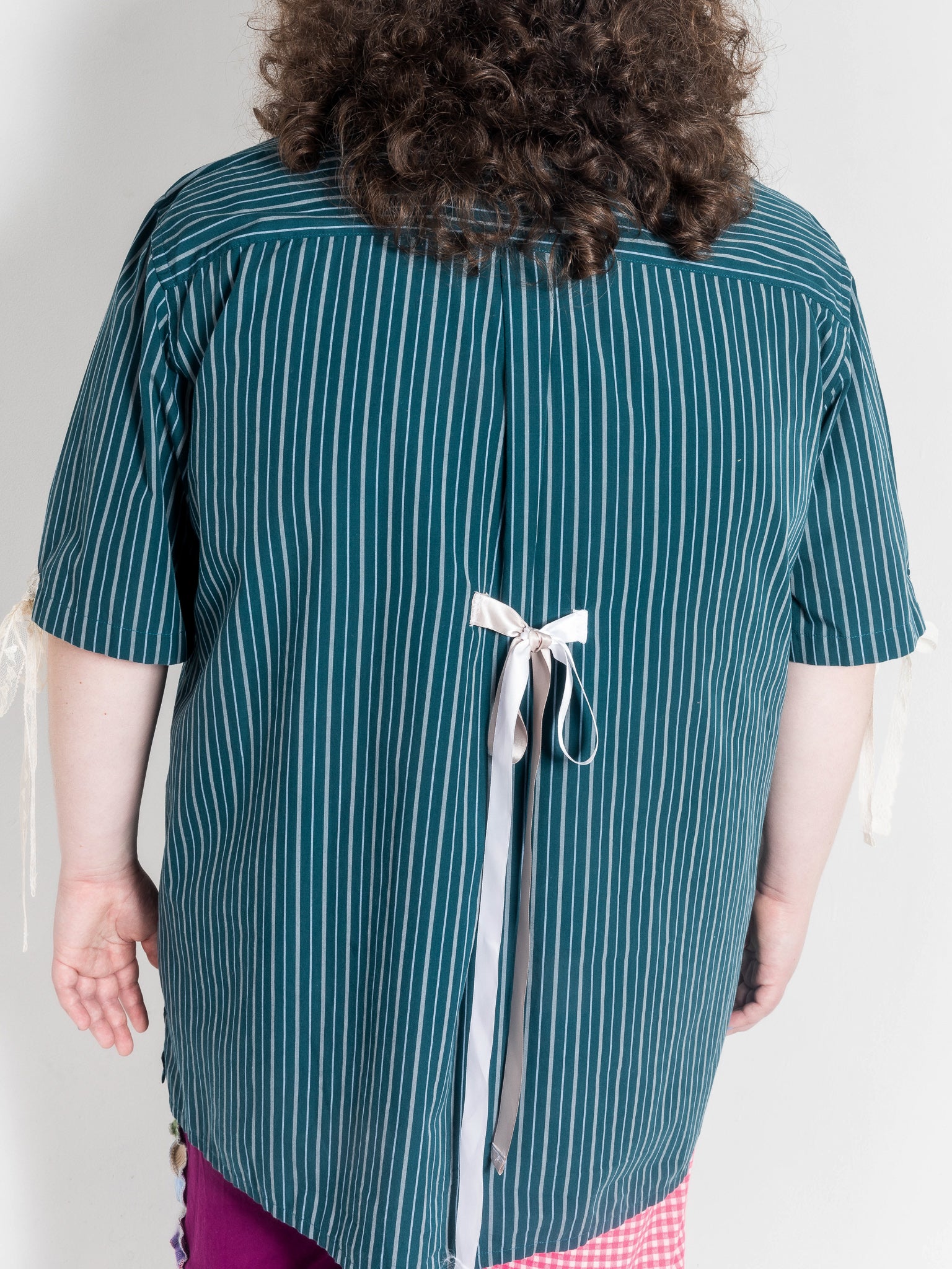 FiOT X BRZ - Striped Bow Shirt