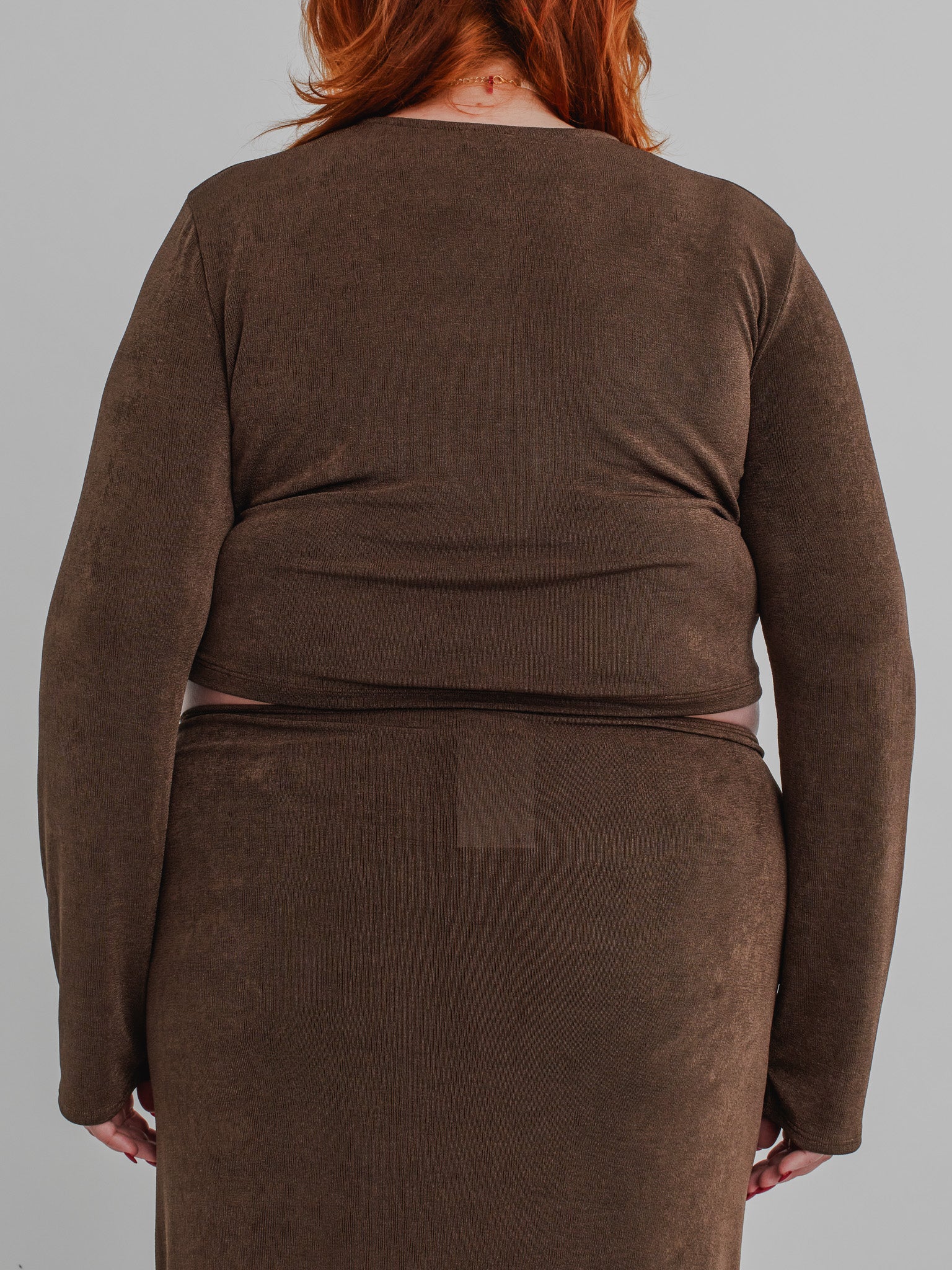 NLT - Brown Cut Out Long Sleeve