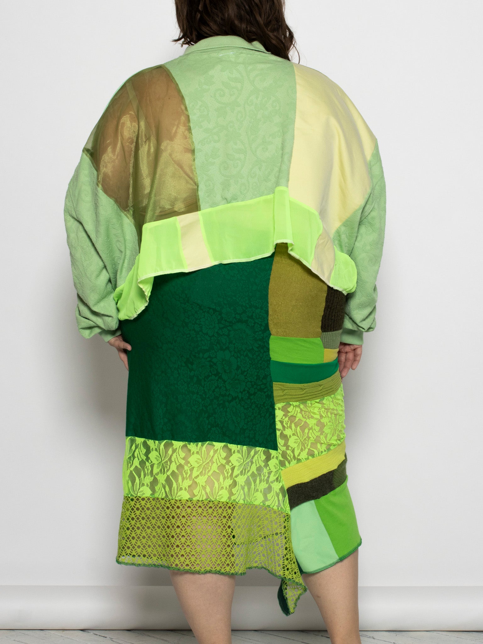 FiOT - Green Patchwork Polo