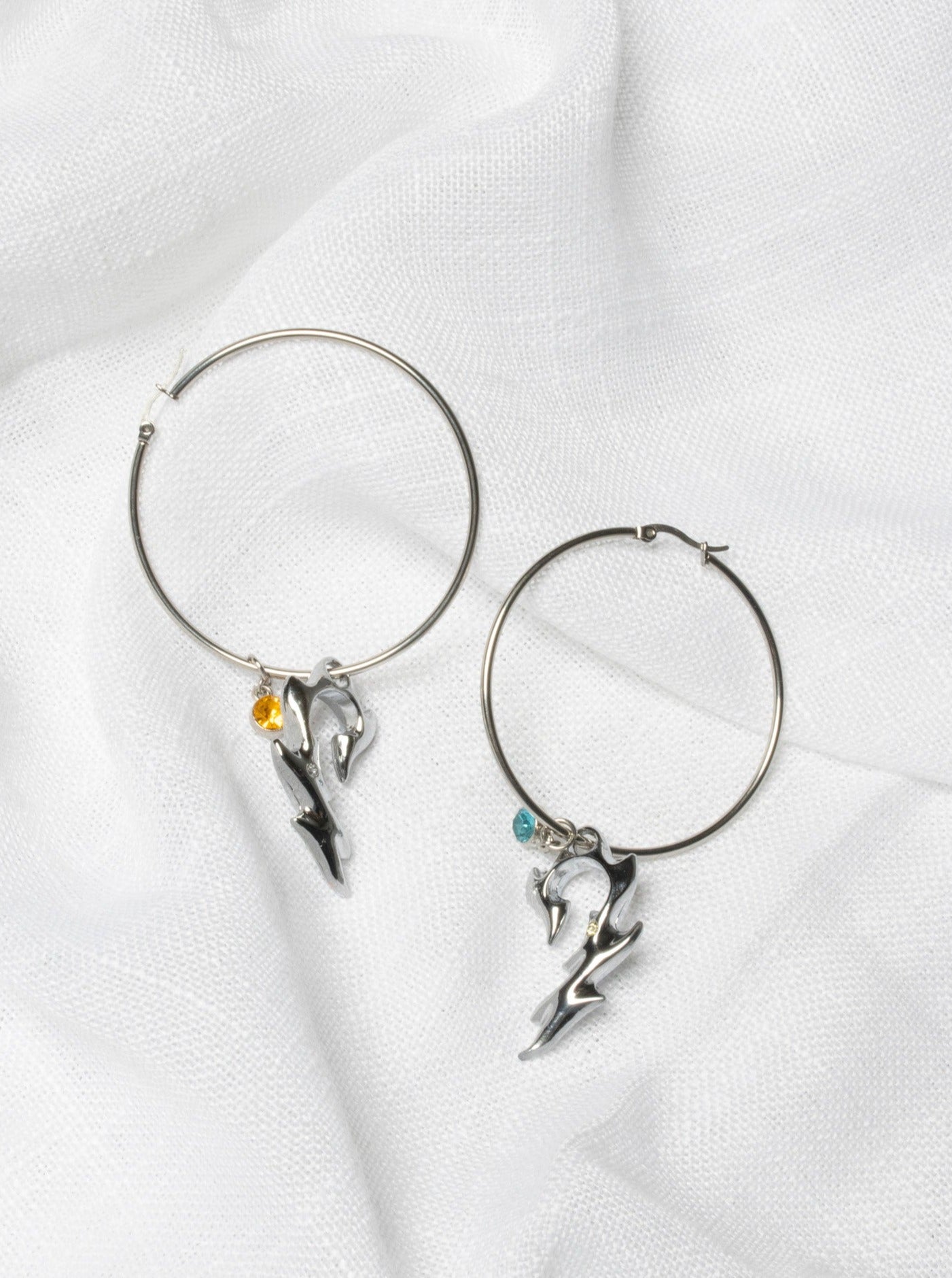 Shop Journal - Rhinestone Flame Earrings