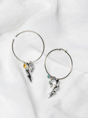 Shop Journal - Rhinestone Flame Earrings