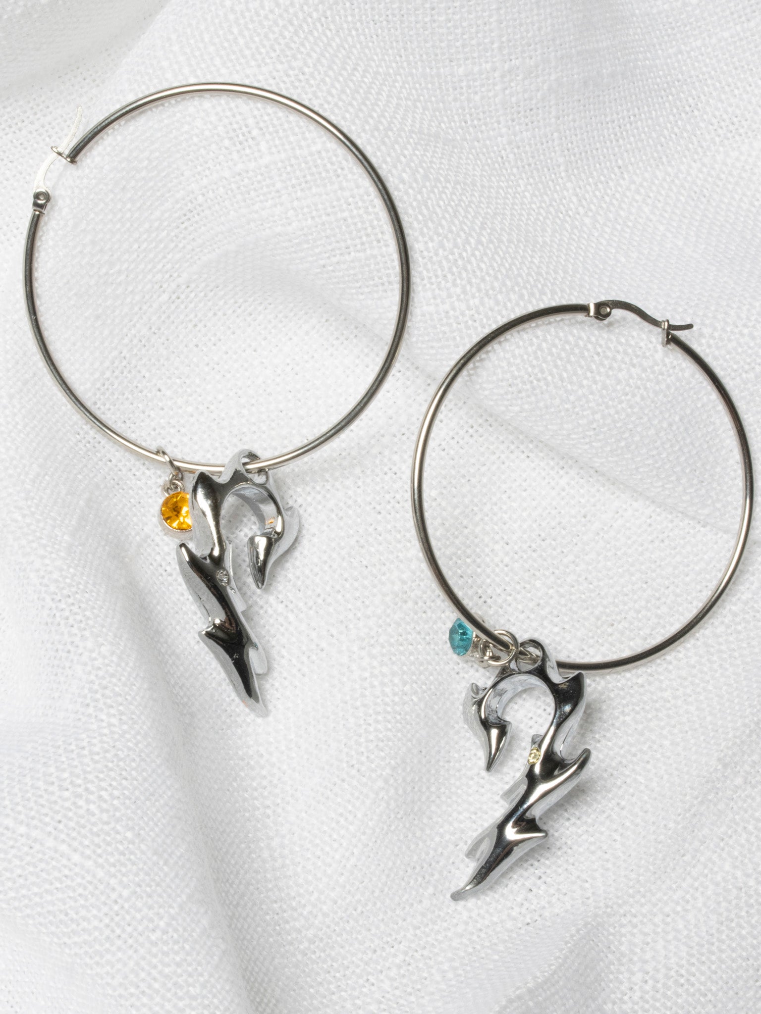 Shop Journal - Rhinestone Flame Earrings