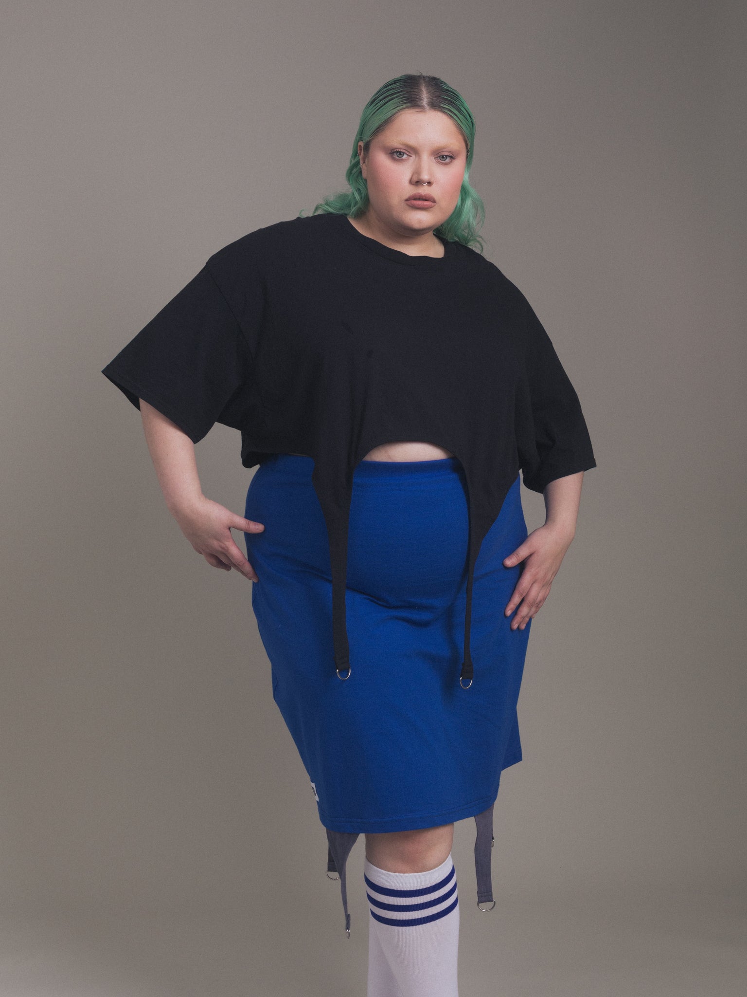 Shop Journal x BRZ - Black Garter Tee (XL + 3X)