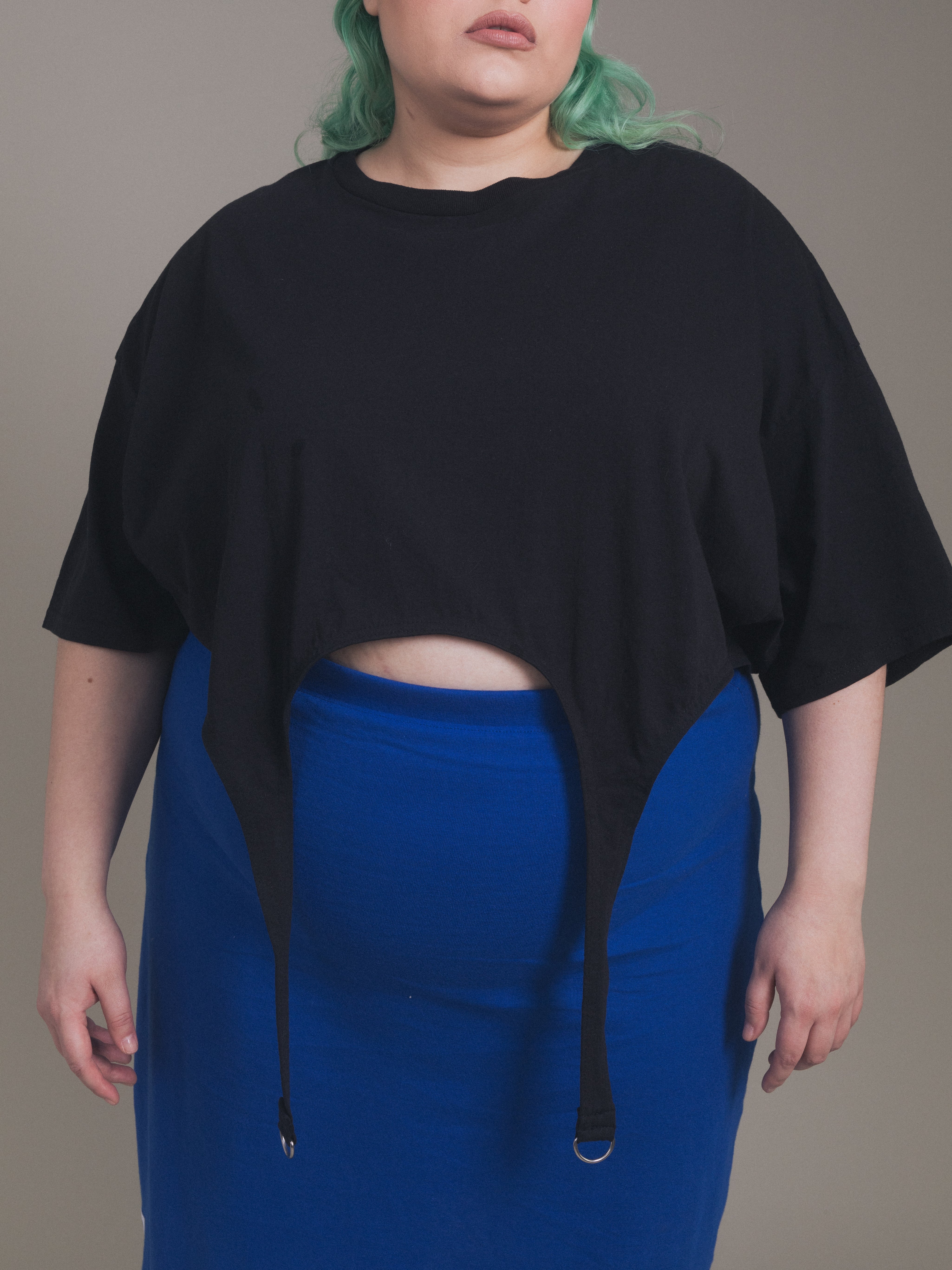 Shop Journal x BRZ - Black Garter Tee (XL-5X)