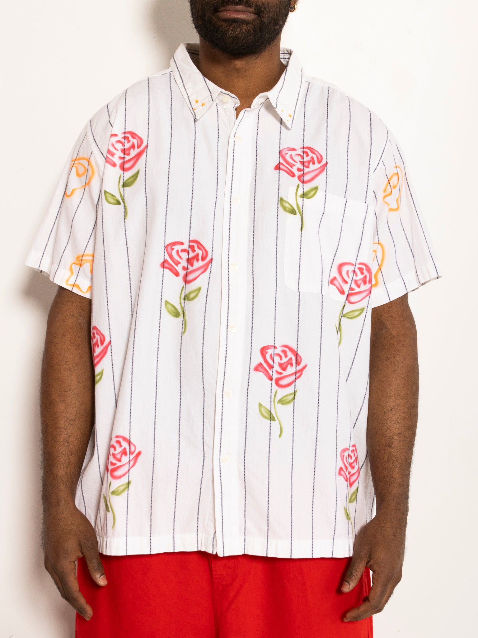 Femlord x BRZ - Valentine's Rose Short Sleeve Shirt (XL/1X)